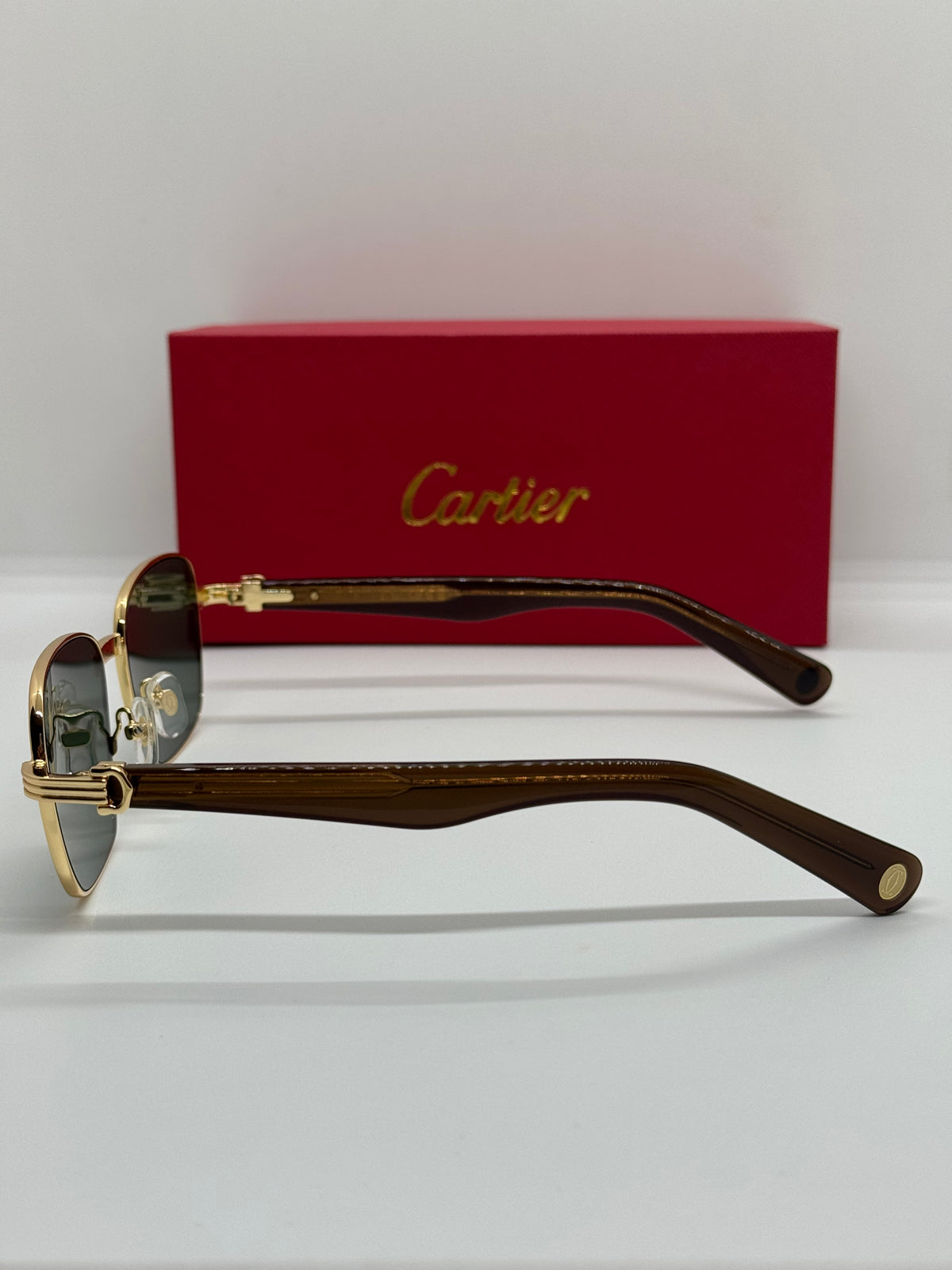 Cartier CT0538S Olive x Gold