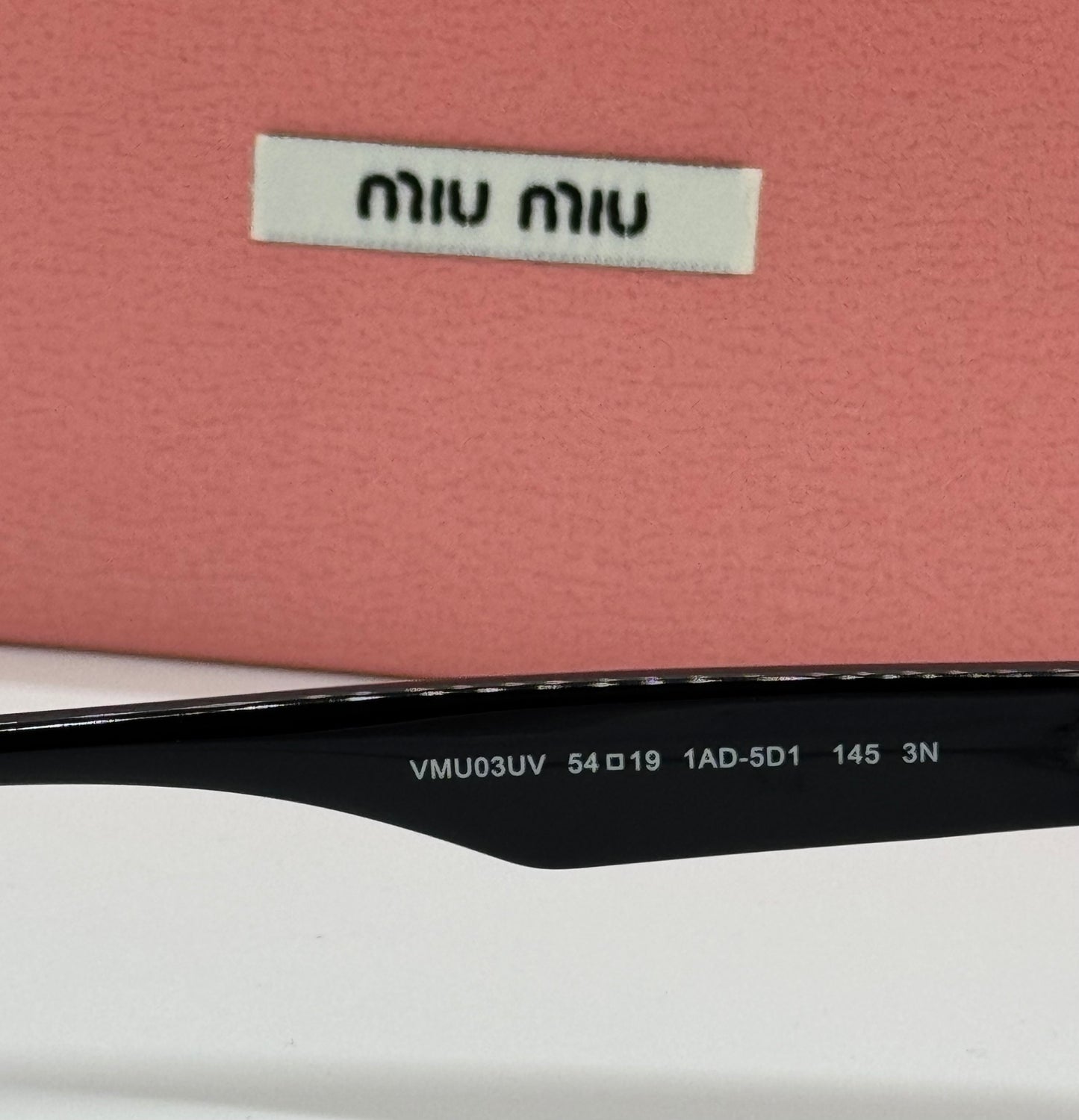 Miu Miu VMU03UV Black Frame