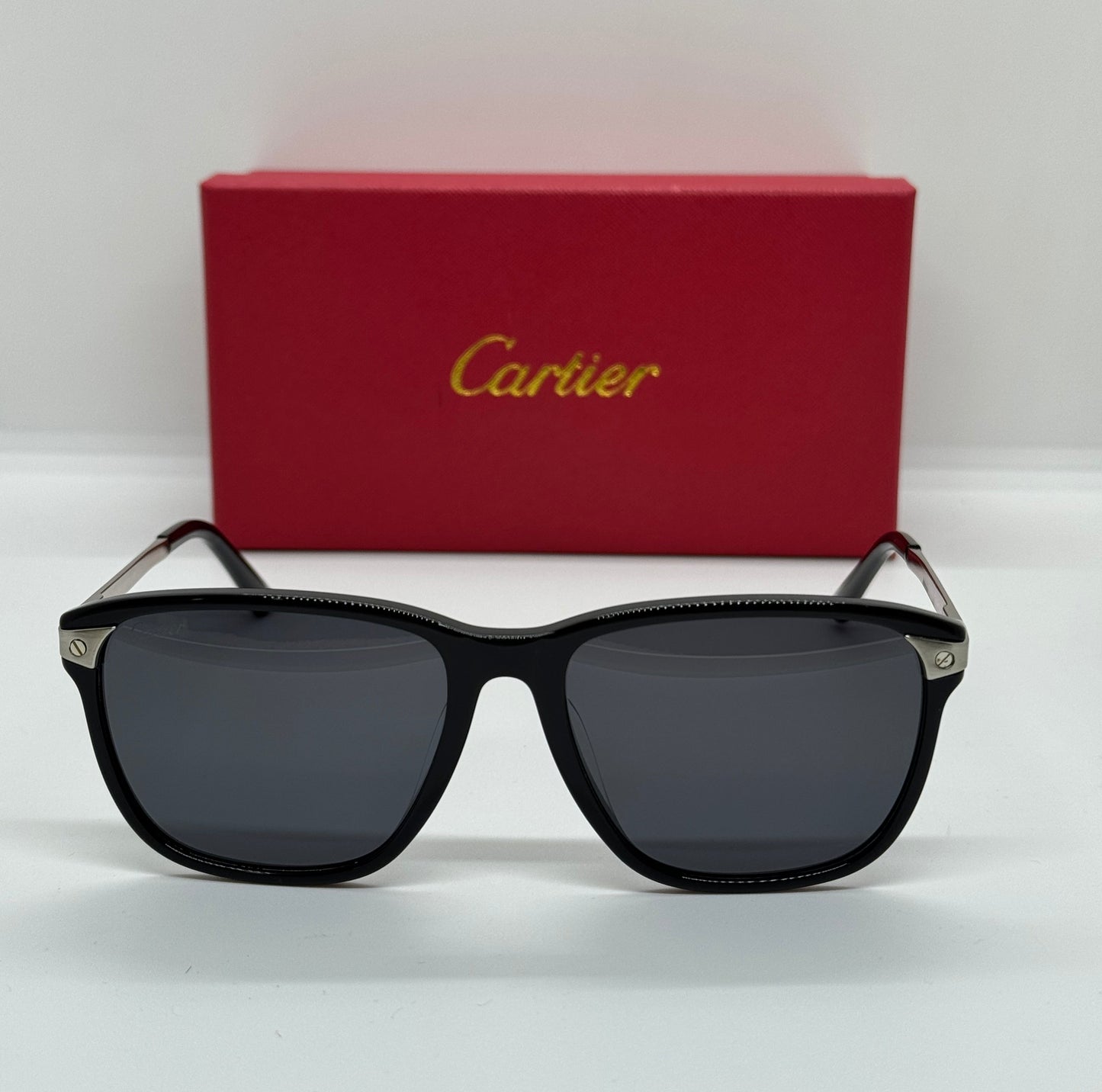 Cartier Titanium CT0075S Black x Silver