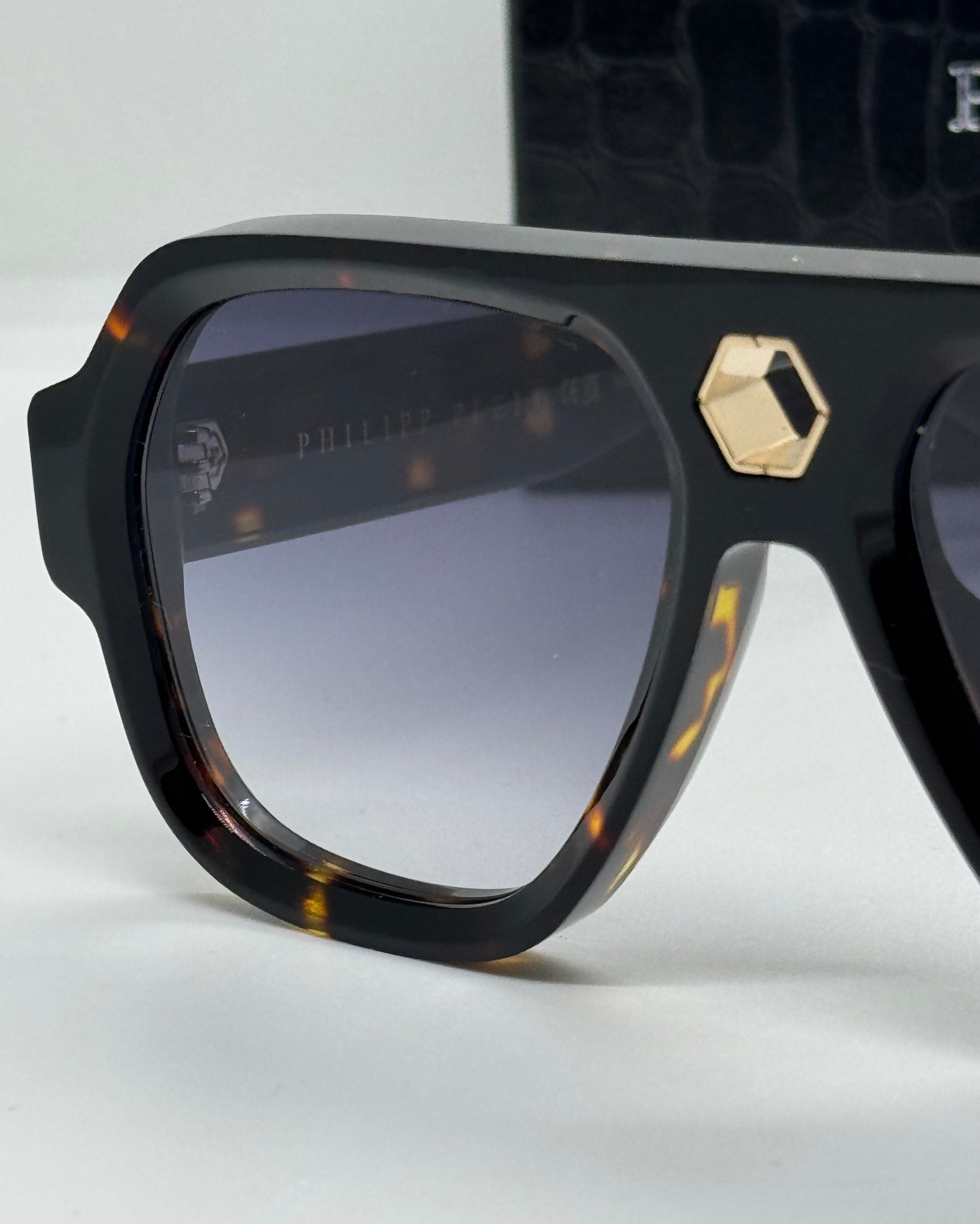 Philipp Plein Starlight VPP143 Tortoise X Gray