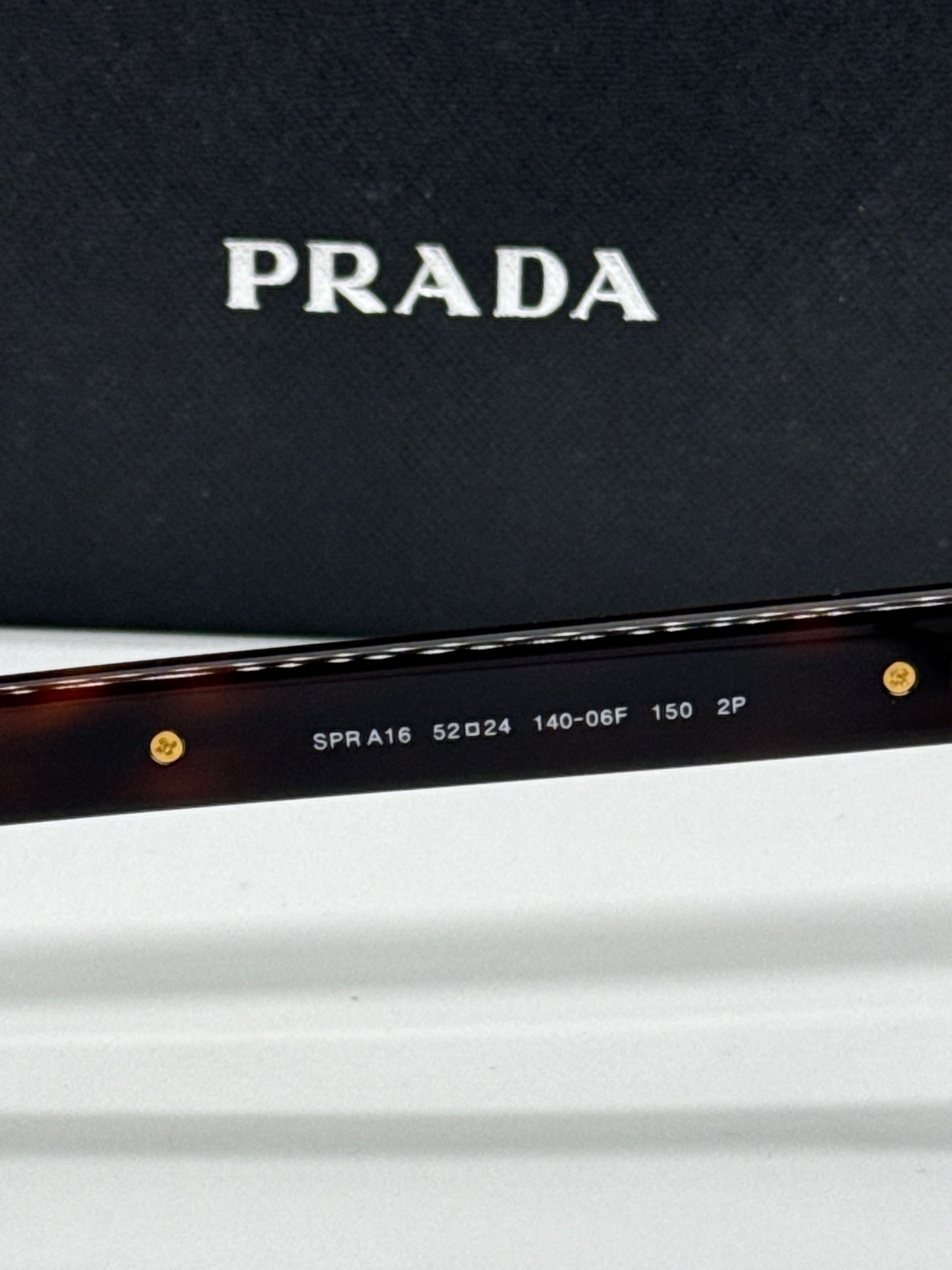 Prada SPR A16 Tortoise Frame