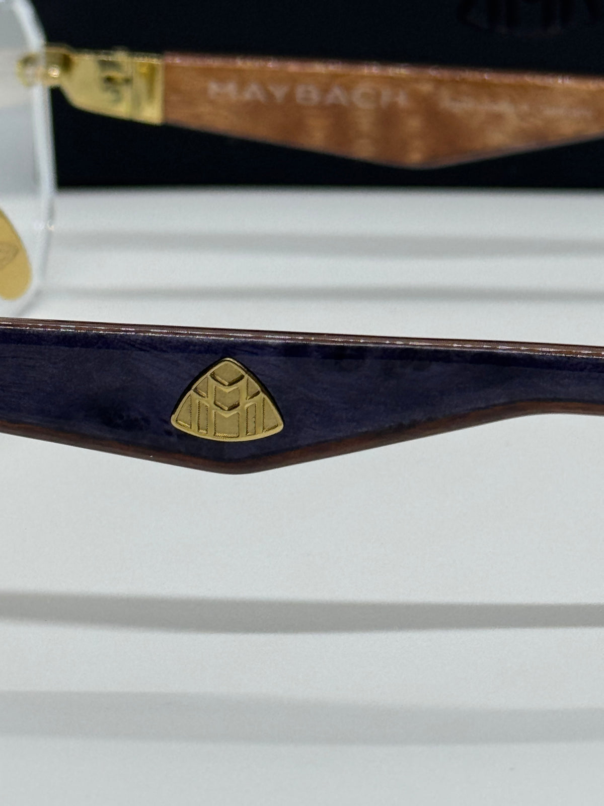 Maybach The Visionist Sun 1 Gold Rimless Frame