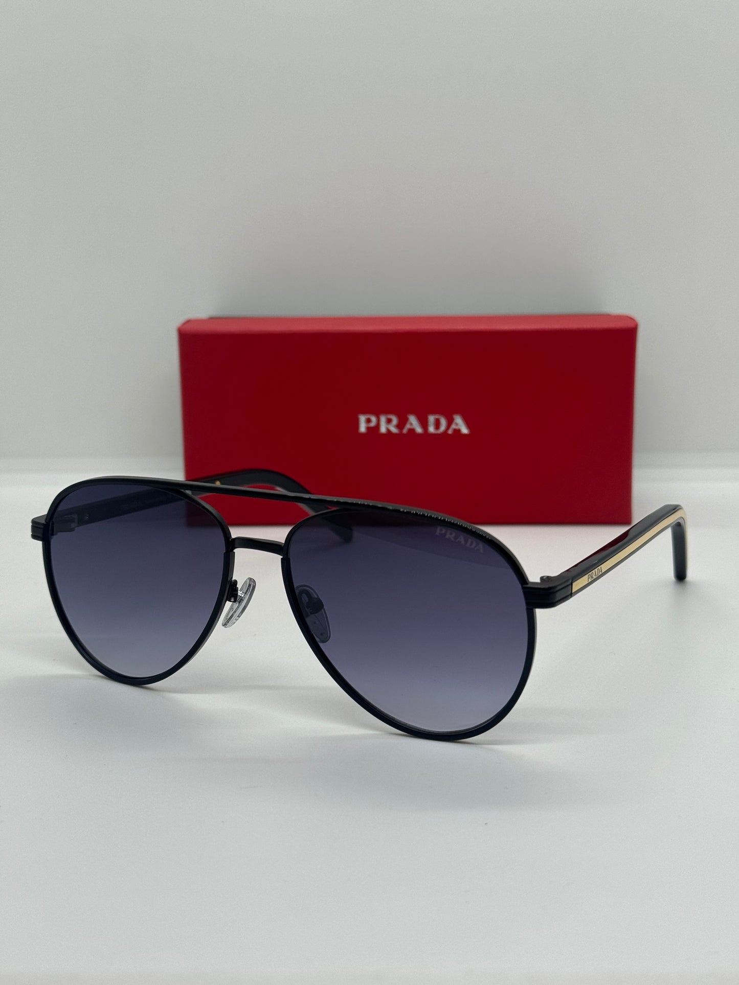 Prada PR B57S Pilot Aviator Black