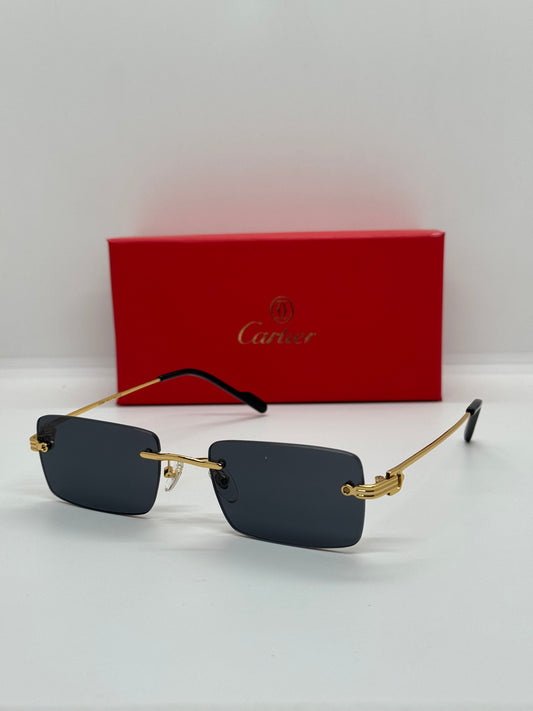 Cartier CT0074S  Black x Gold