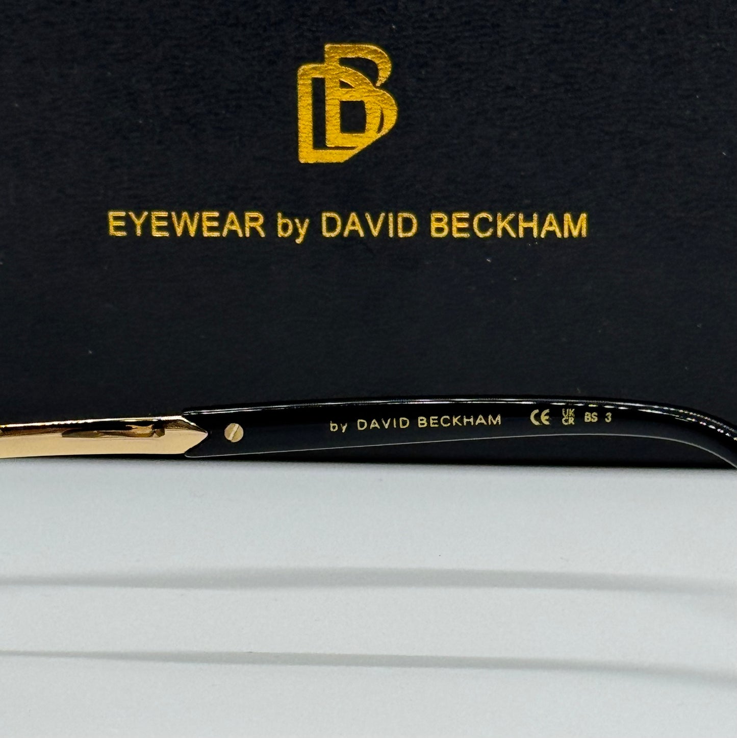 David Beckham DB1174/S Black x Gold