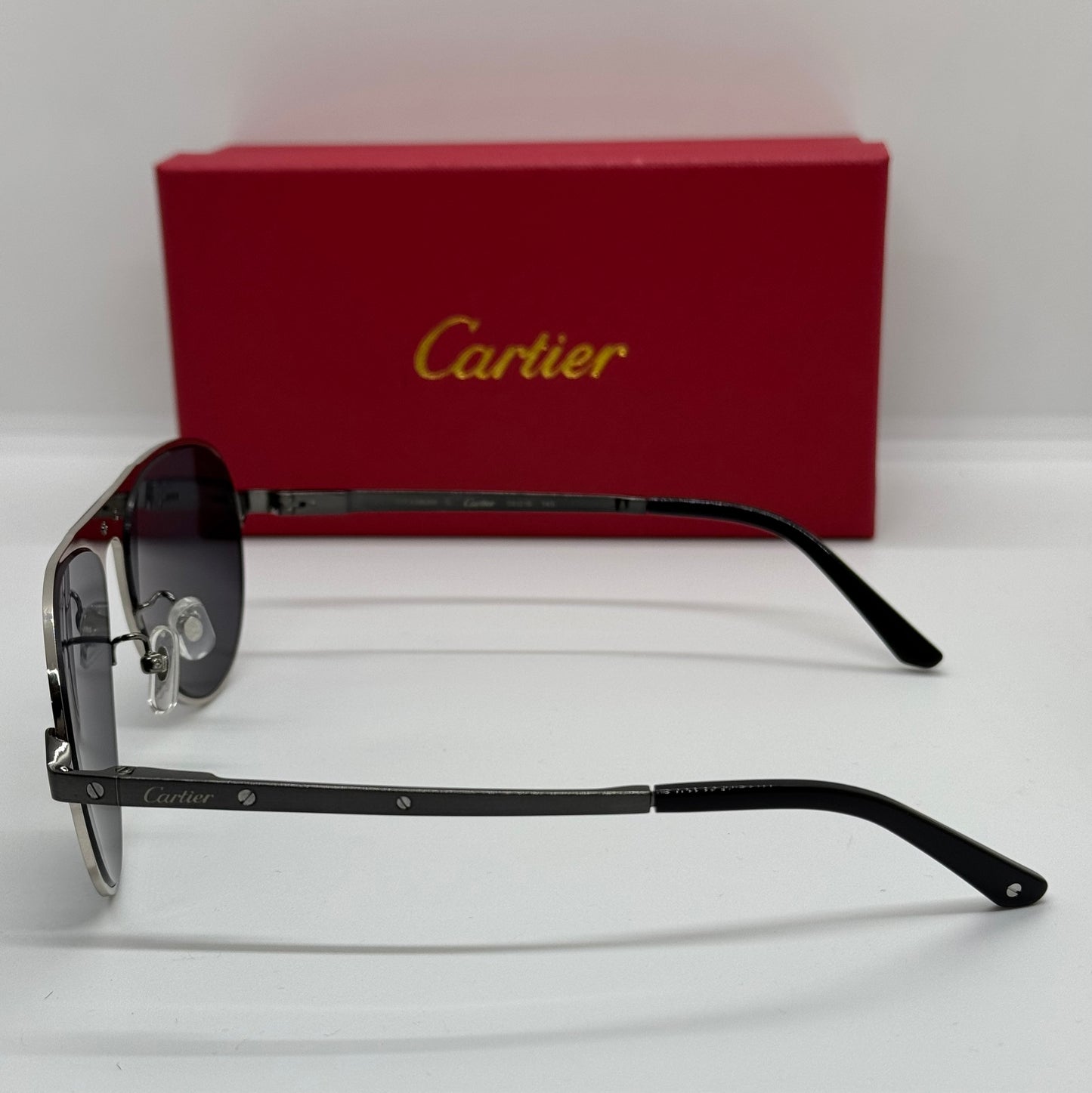 Cartier Santos Titanium CT0533S Black x Silver