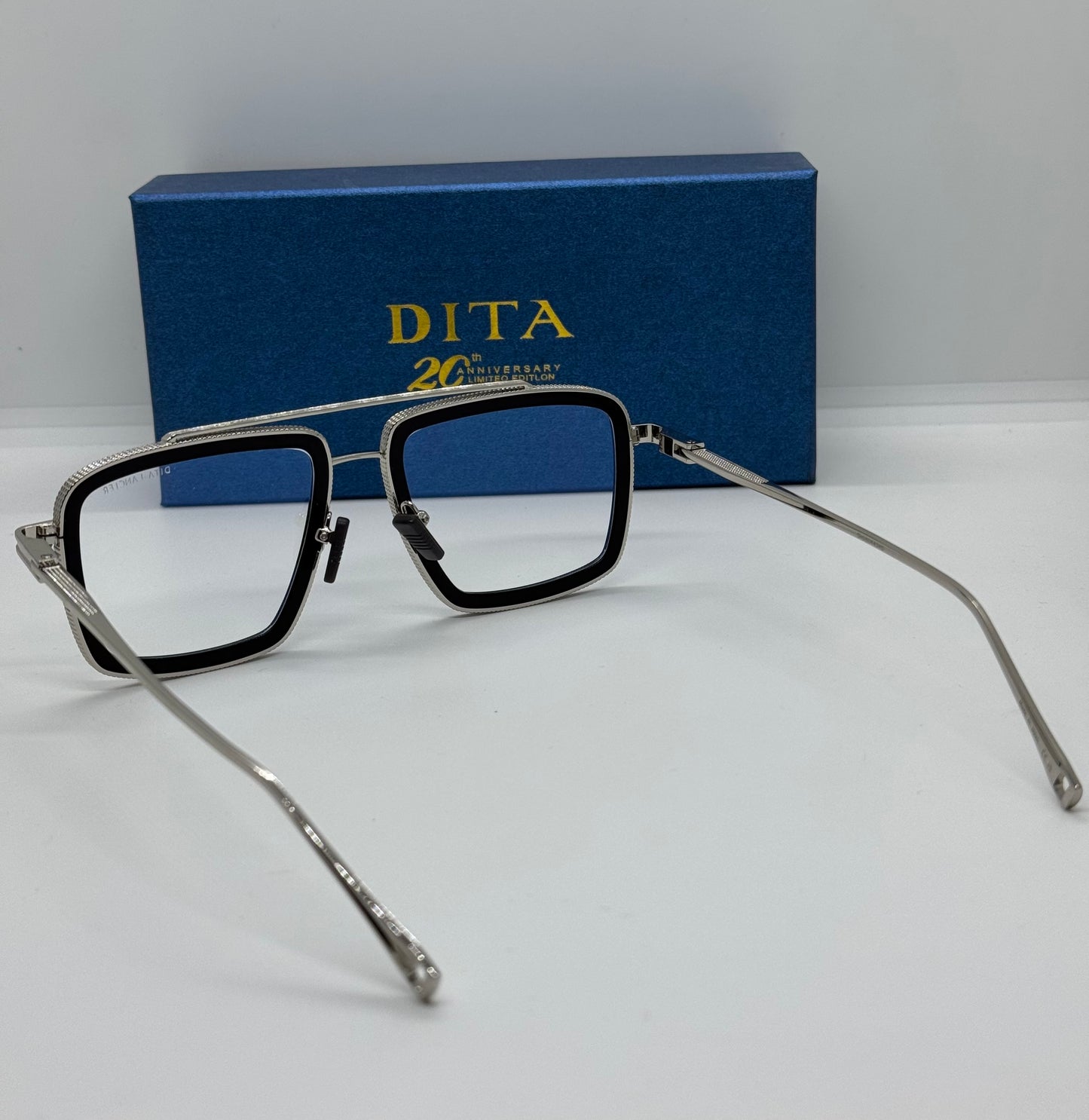Dita Flight Titanium Black x Silver Frame