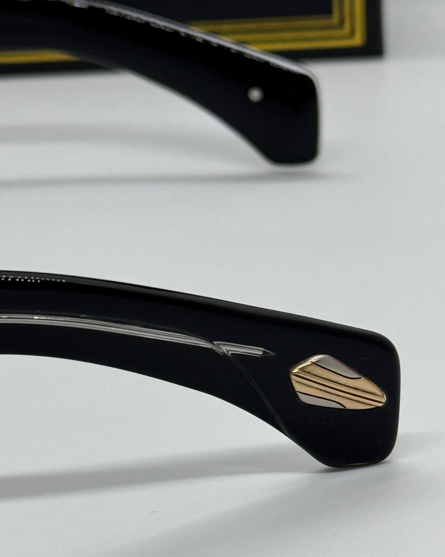Jacques Marie Mage Dakota Black x Gold Frame