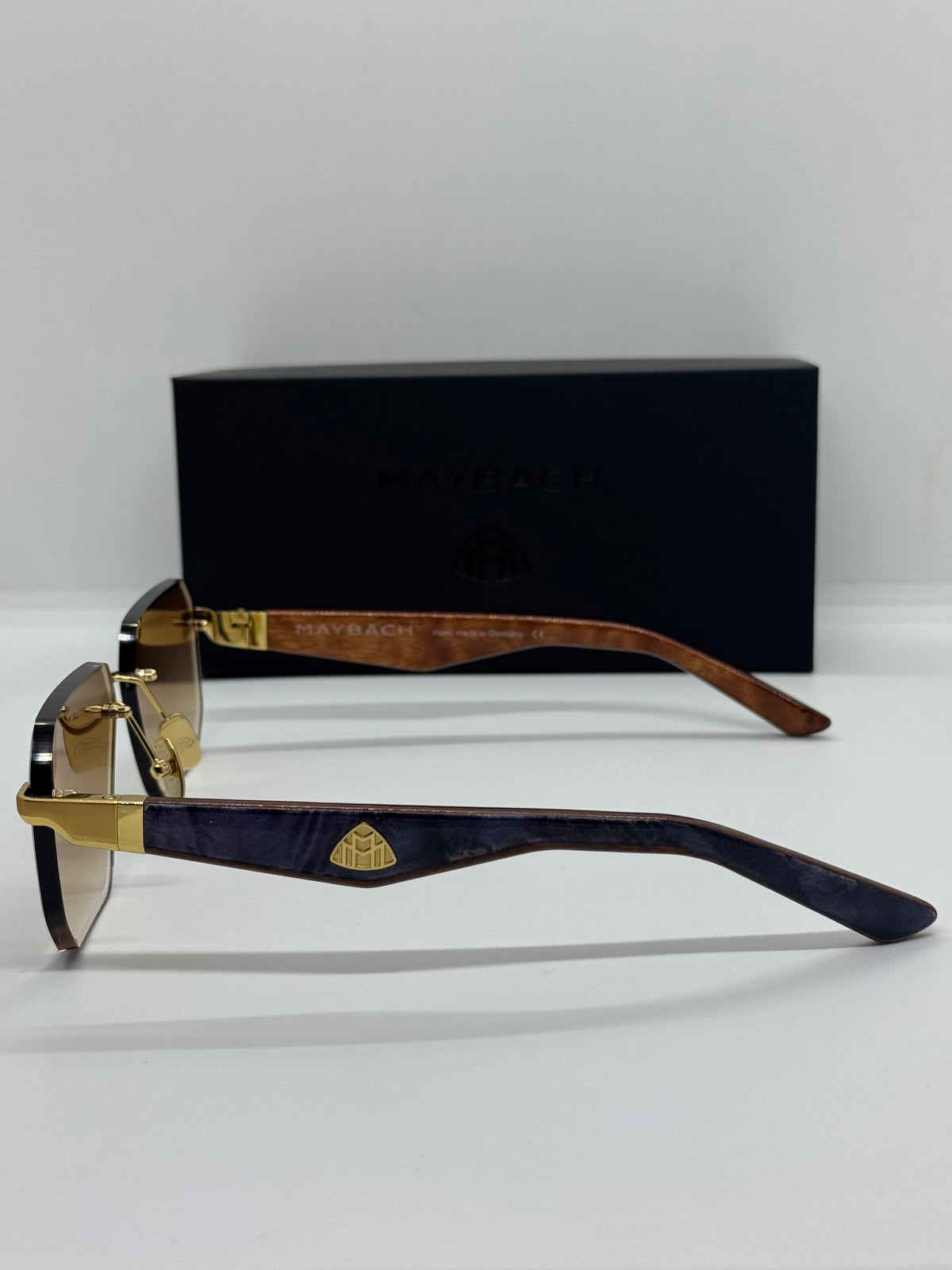 Maybach The Visionist Sun 1 Gradient  Brown Rimless
