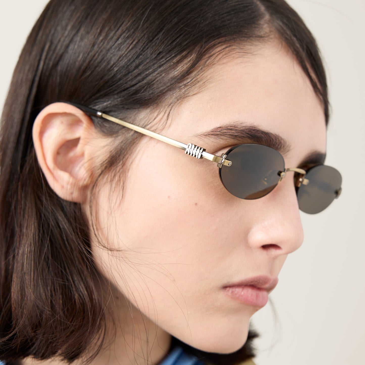 MM Logo Rimless Oval