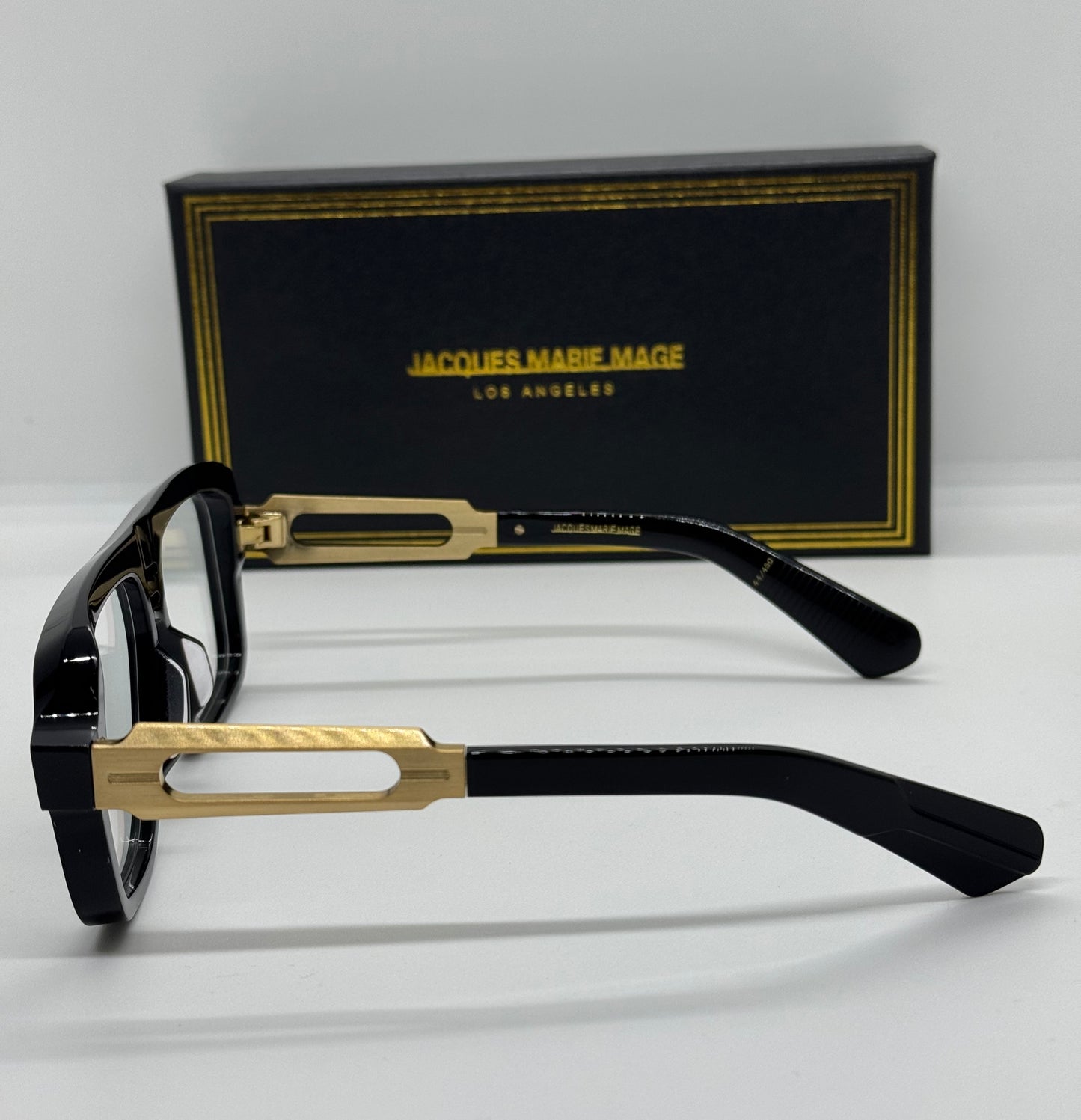 Jacques Marie Mage Fugue Black x Gold Frame