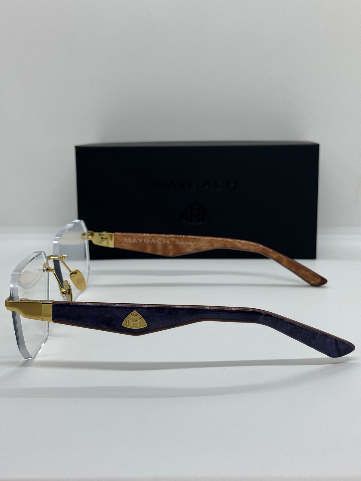 Maybach The Visionist Sun 1 Gold Rimless Frame