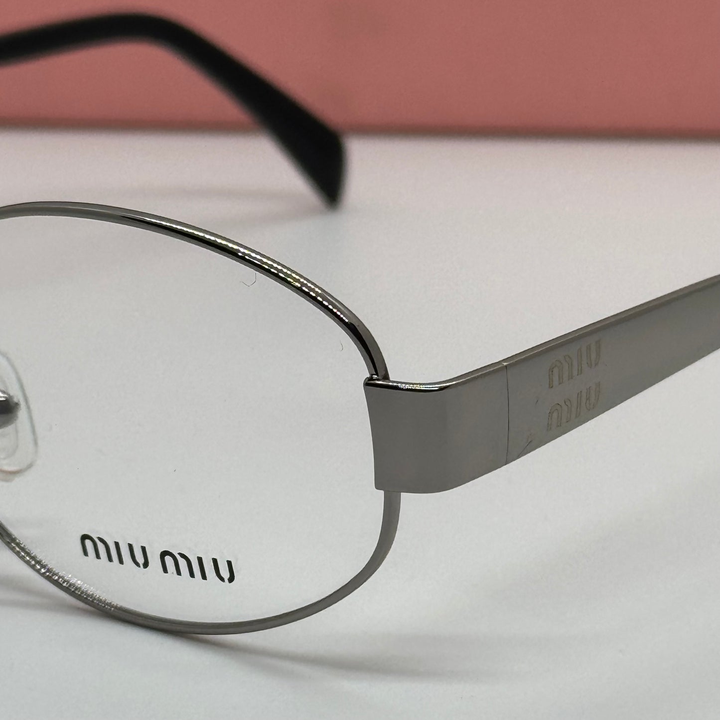 Miu Miu MU54WS Oval Silver