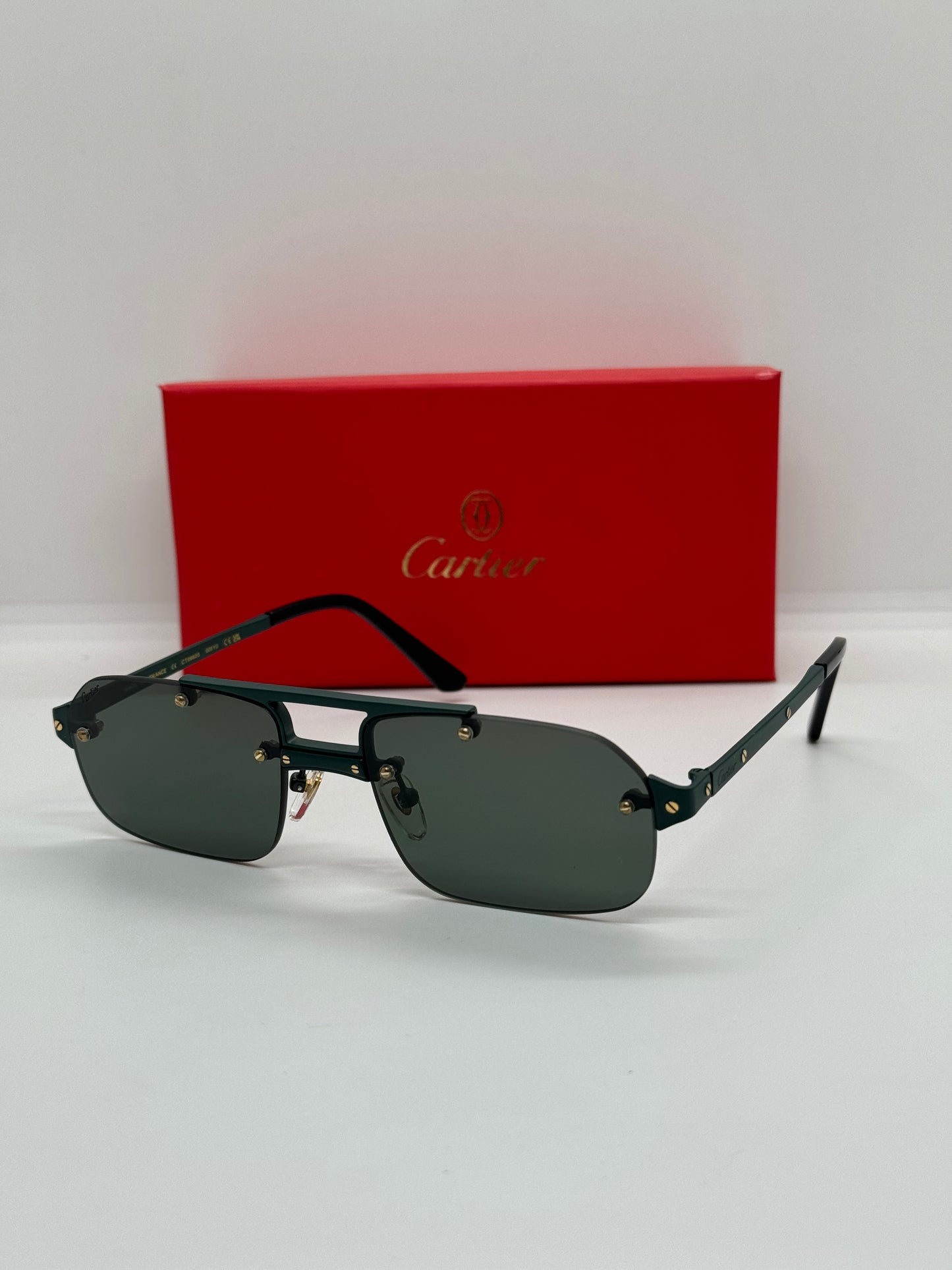 Cartier De Santos CT0660S Dark Green