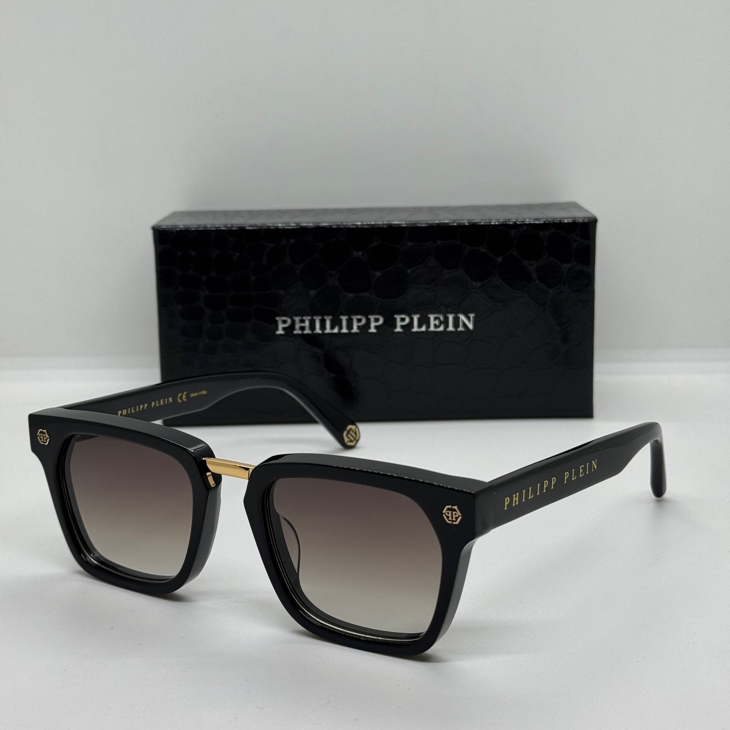 Philipp Plein Hexagonal College Brown Shade