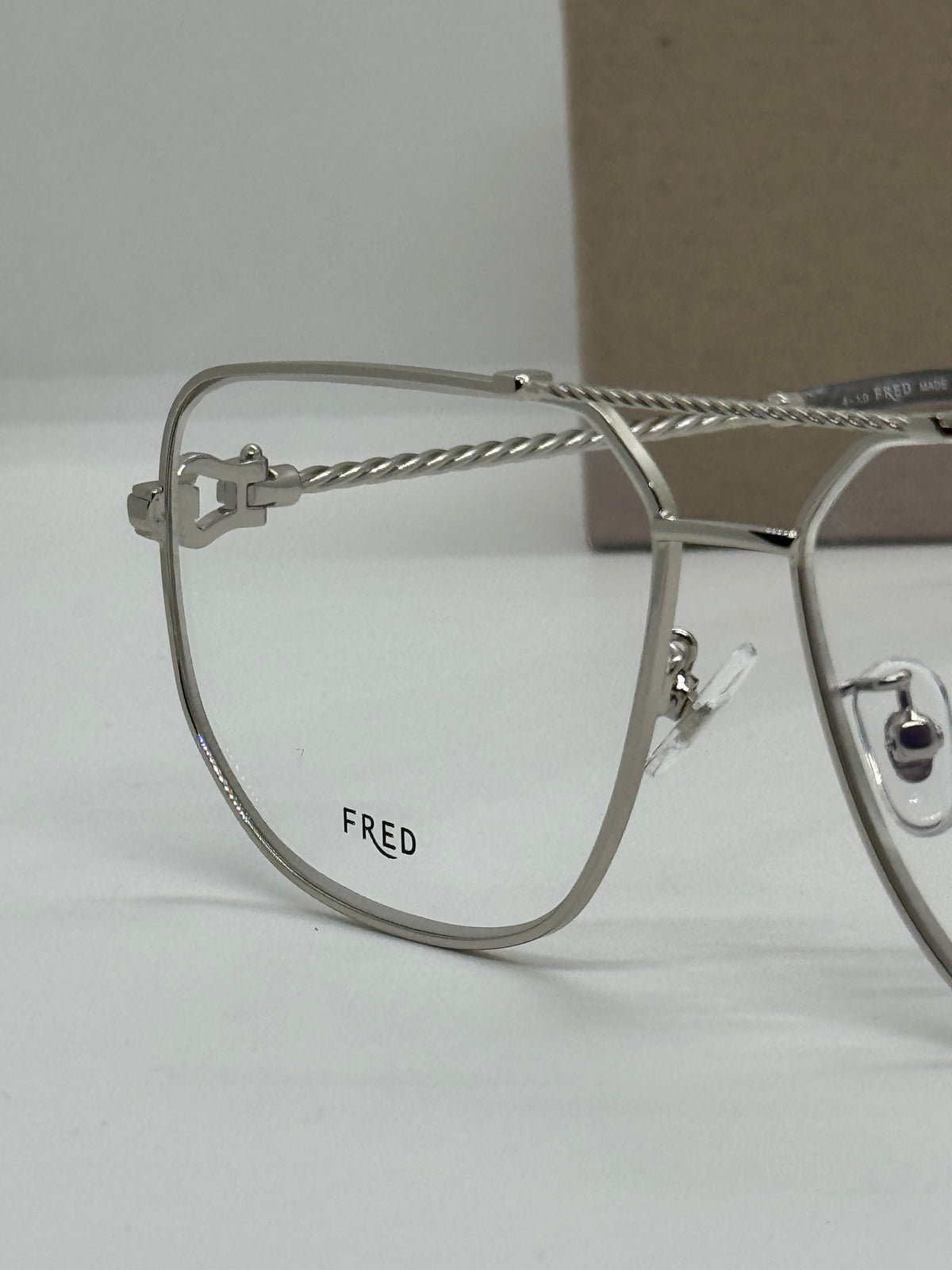 Fred Lunettes Force 10 Silver Frame