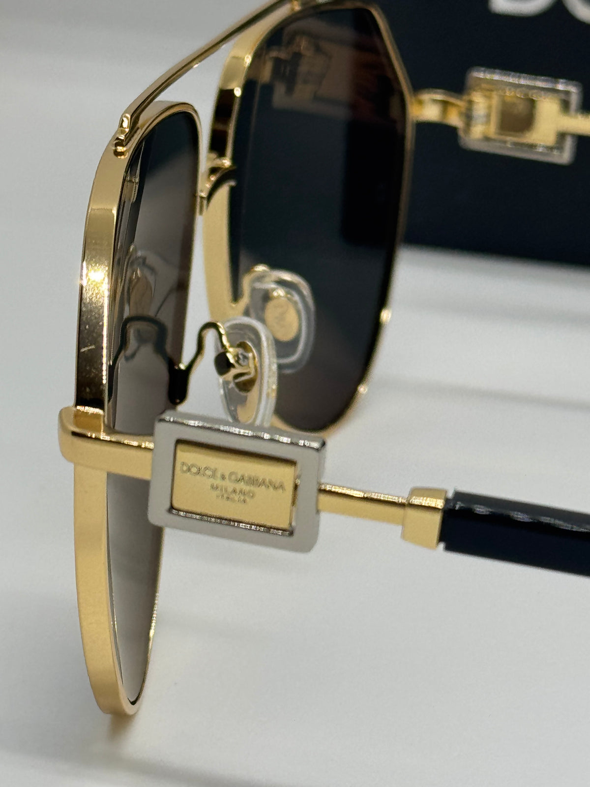 Dolce & Gabbana DG2315 Pilot Black x Gold