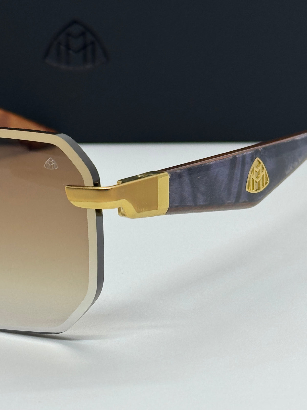 Maybach The Visionist Sun 1 Gradient  Brown Rimless