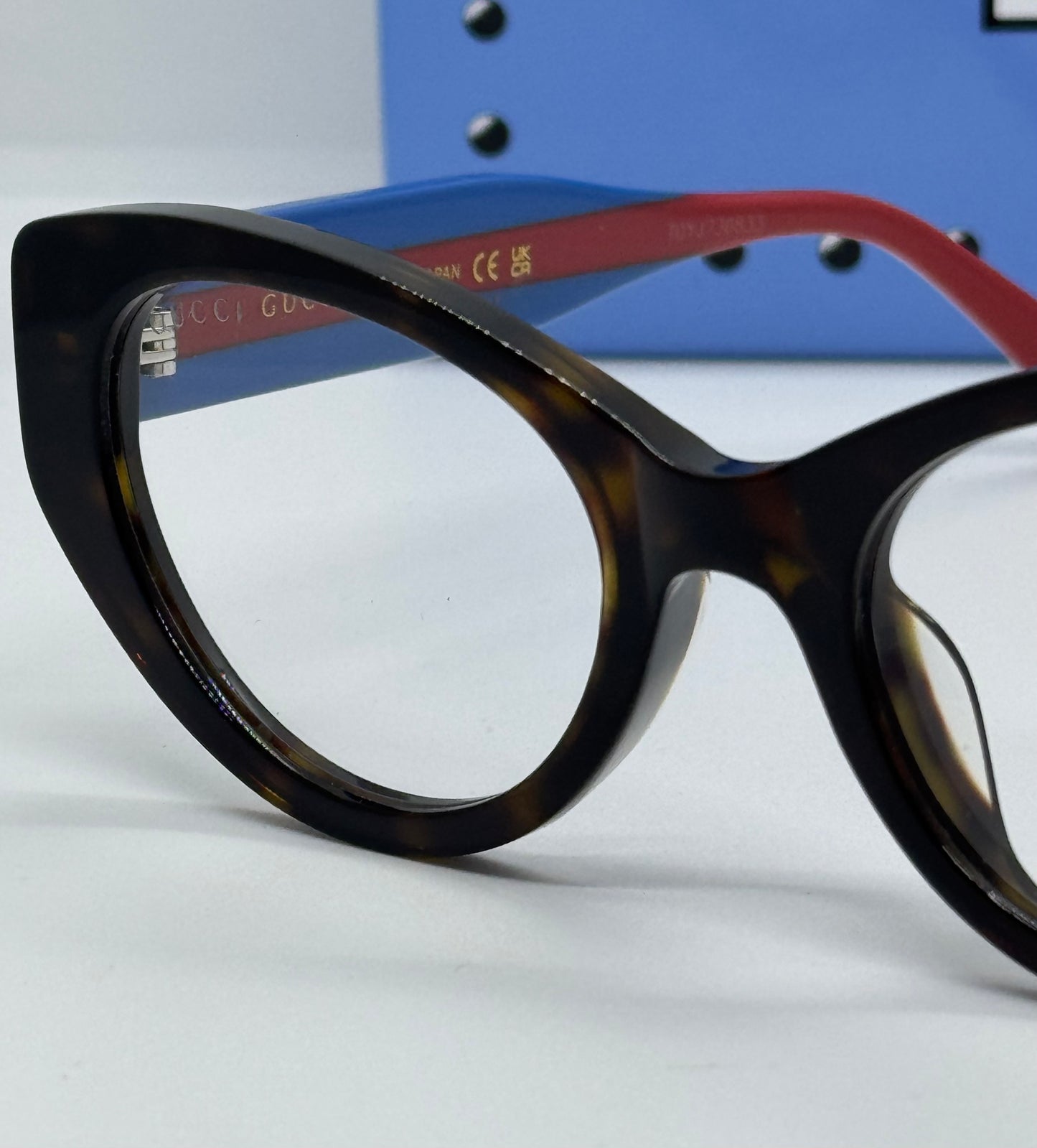 GG 1862S Cateye Tortoise x blue