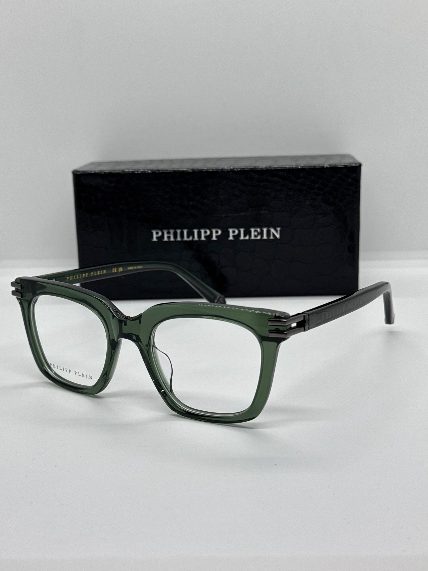 Philipp Plein Stud VPP115M Green Frame