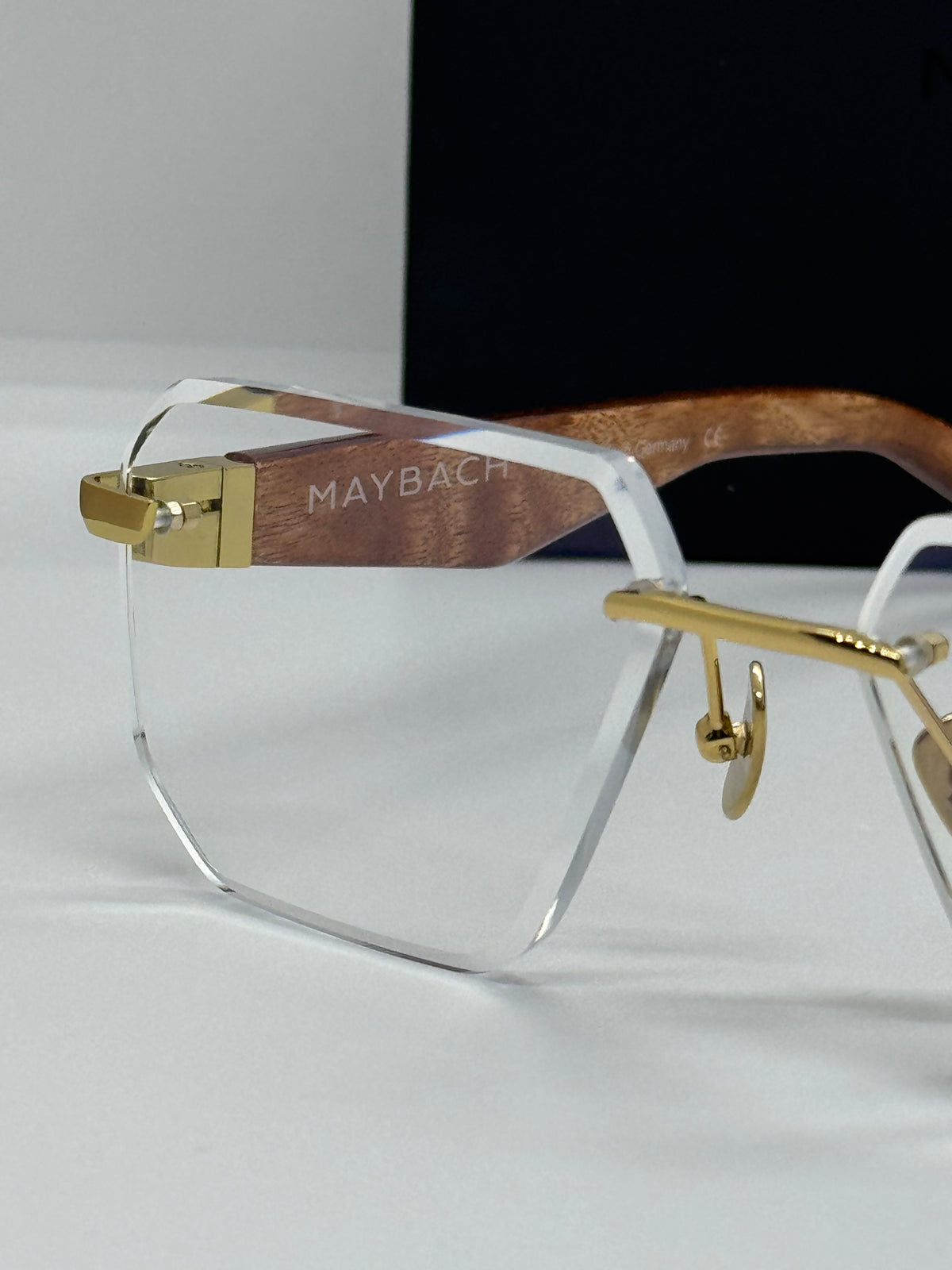 Maybach The Visionist Sun 1 Gold Rimless Frame