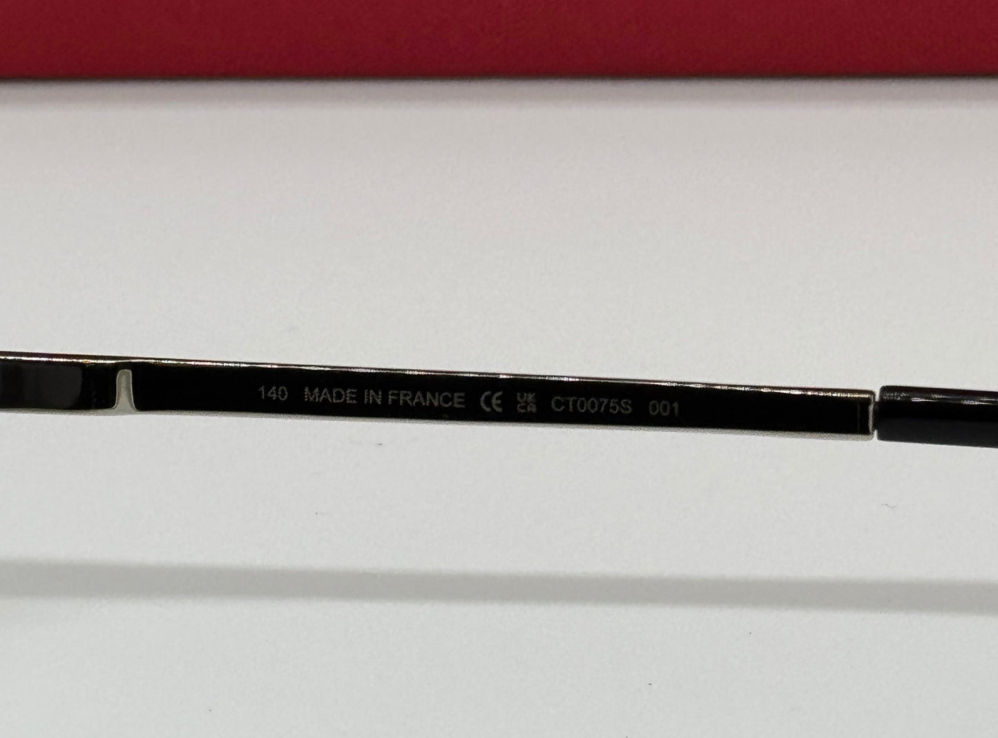 Cartier Titanium CT0075S Black x Silver