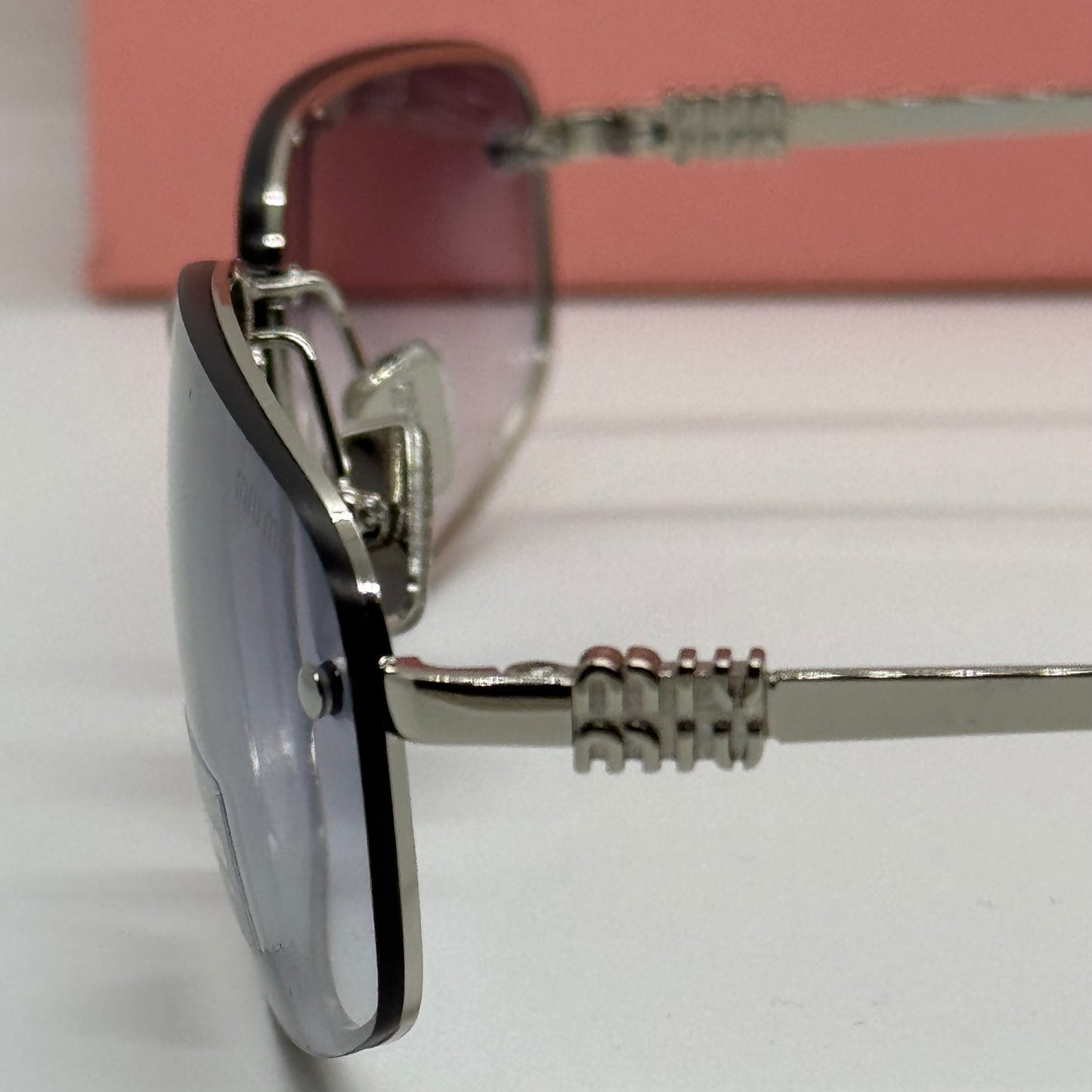 Miu Miu Gunmetal Gradient MUA50S