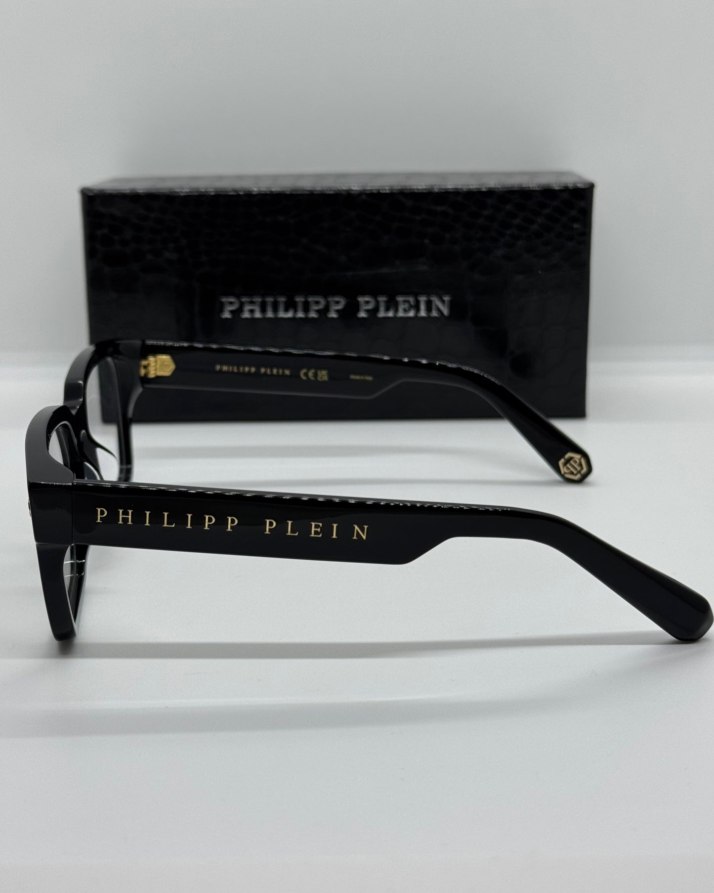 Philipp Plein Stud Sqaure VPP193V Black Frame