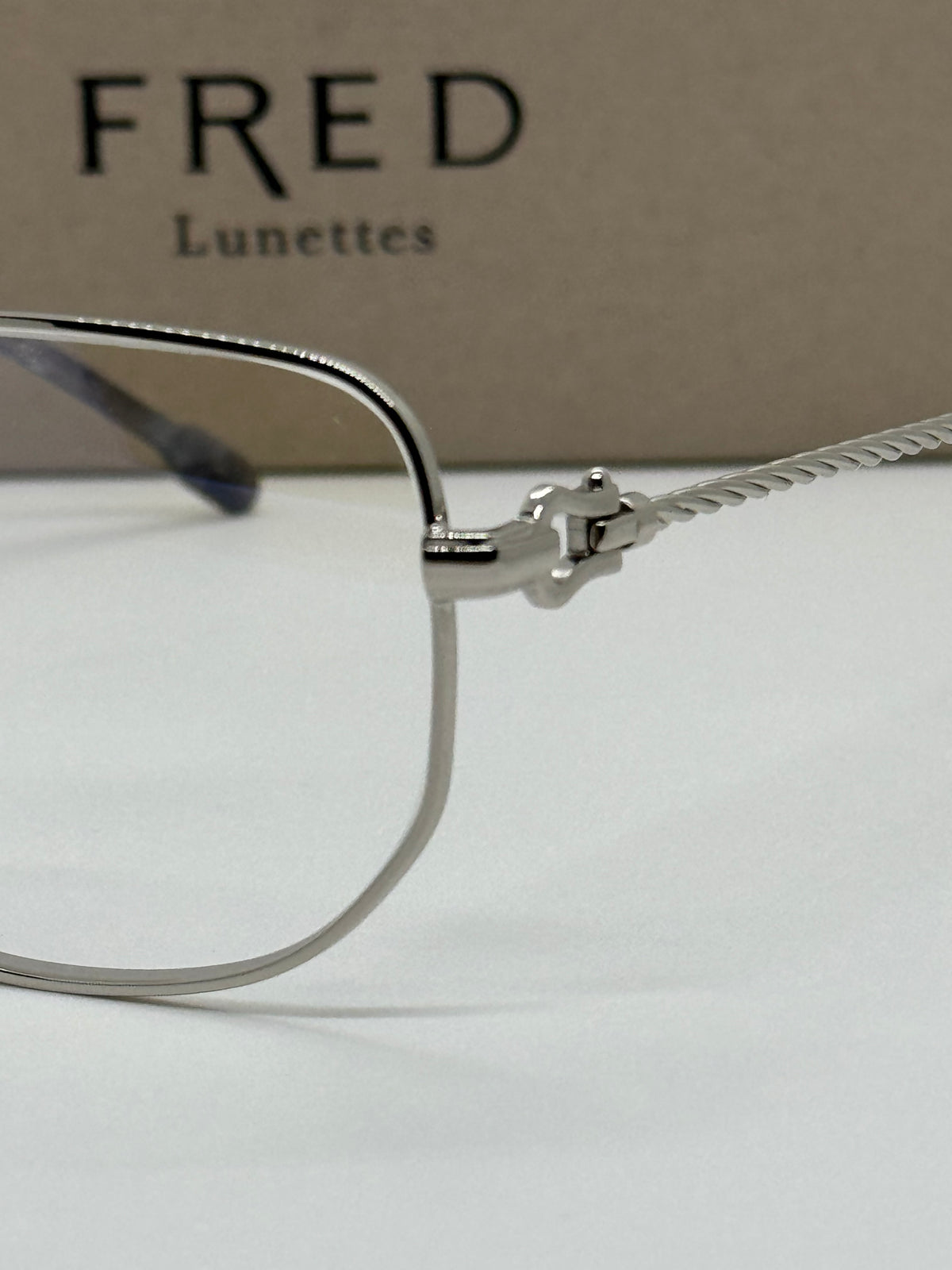 Fred Lunettes Force 10 Silver Frame