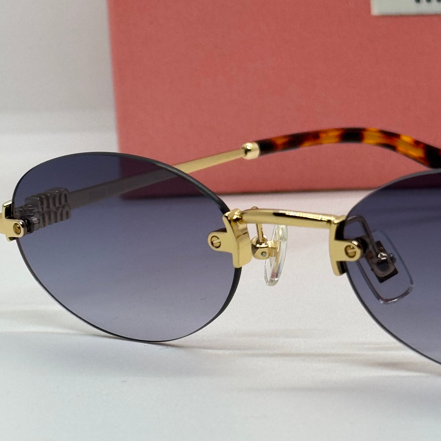 Miu Miu Logo Oval MUA54S Gradient