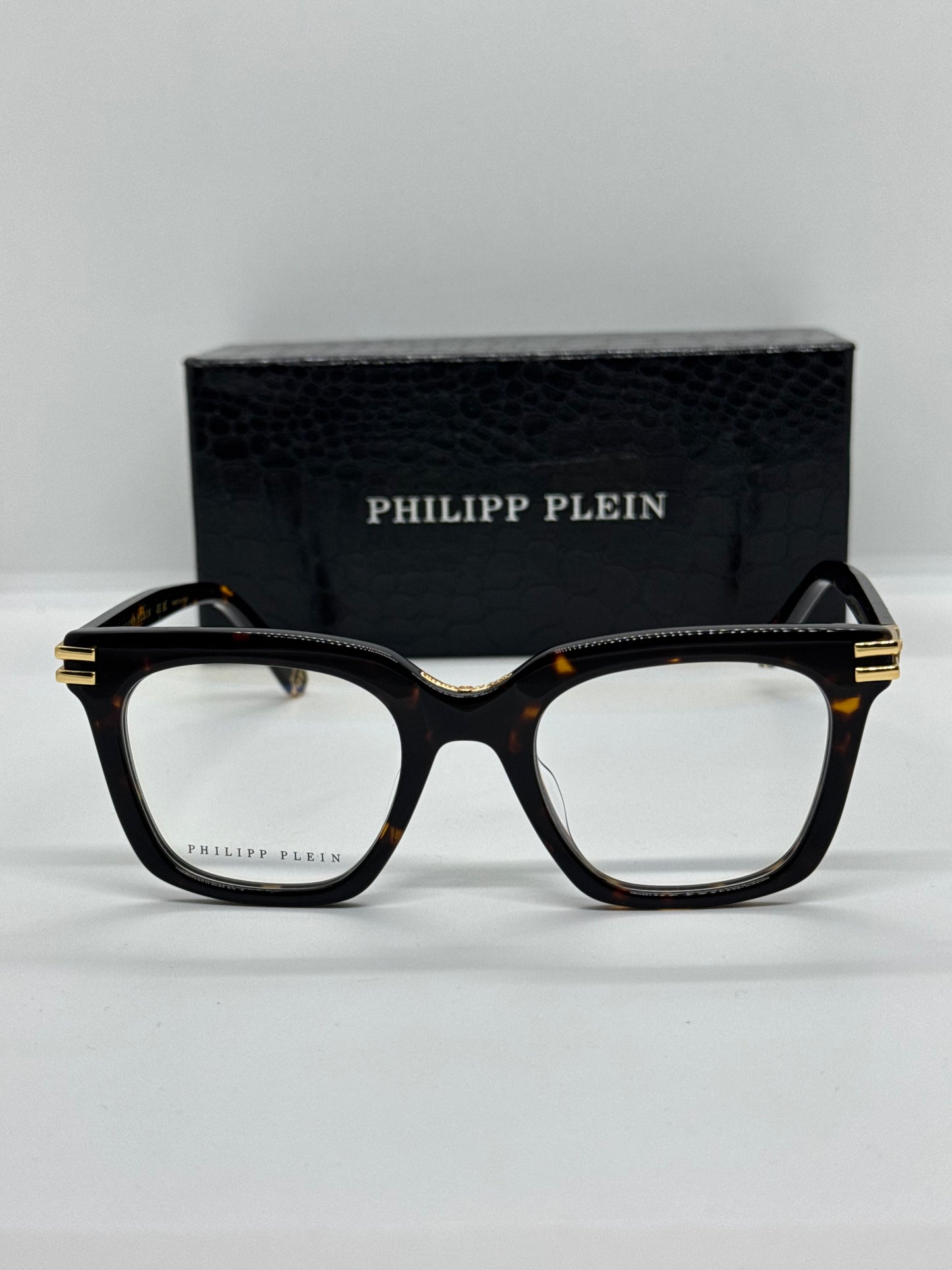 Philipp Plein Stud VPP115M Tortoise Frame