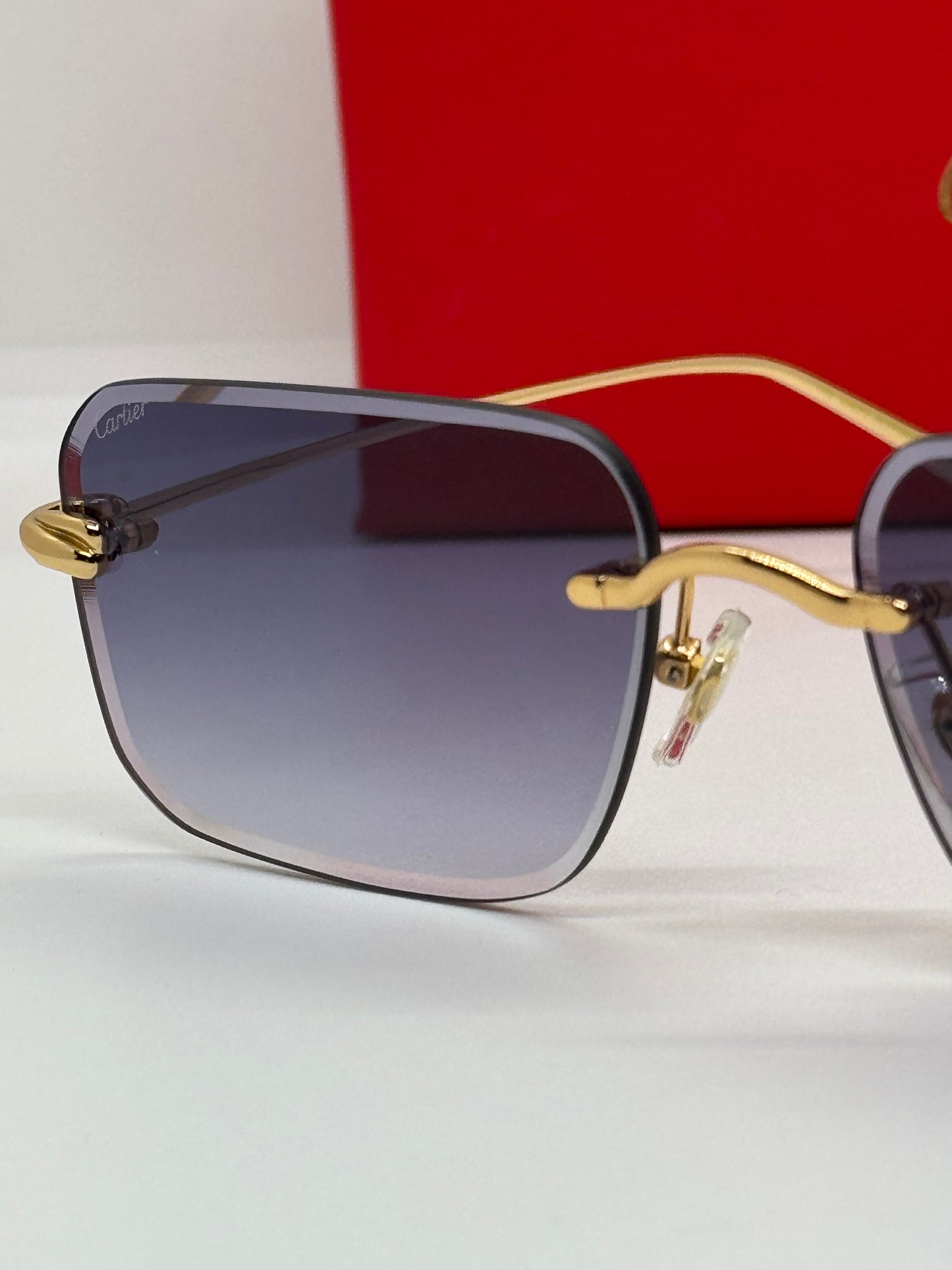 Cartier C Decor Rimless Rectangle Gradient