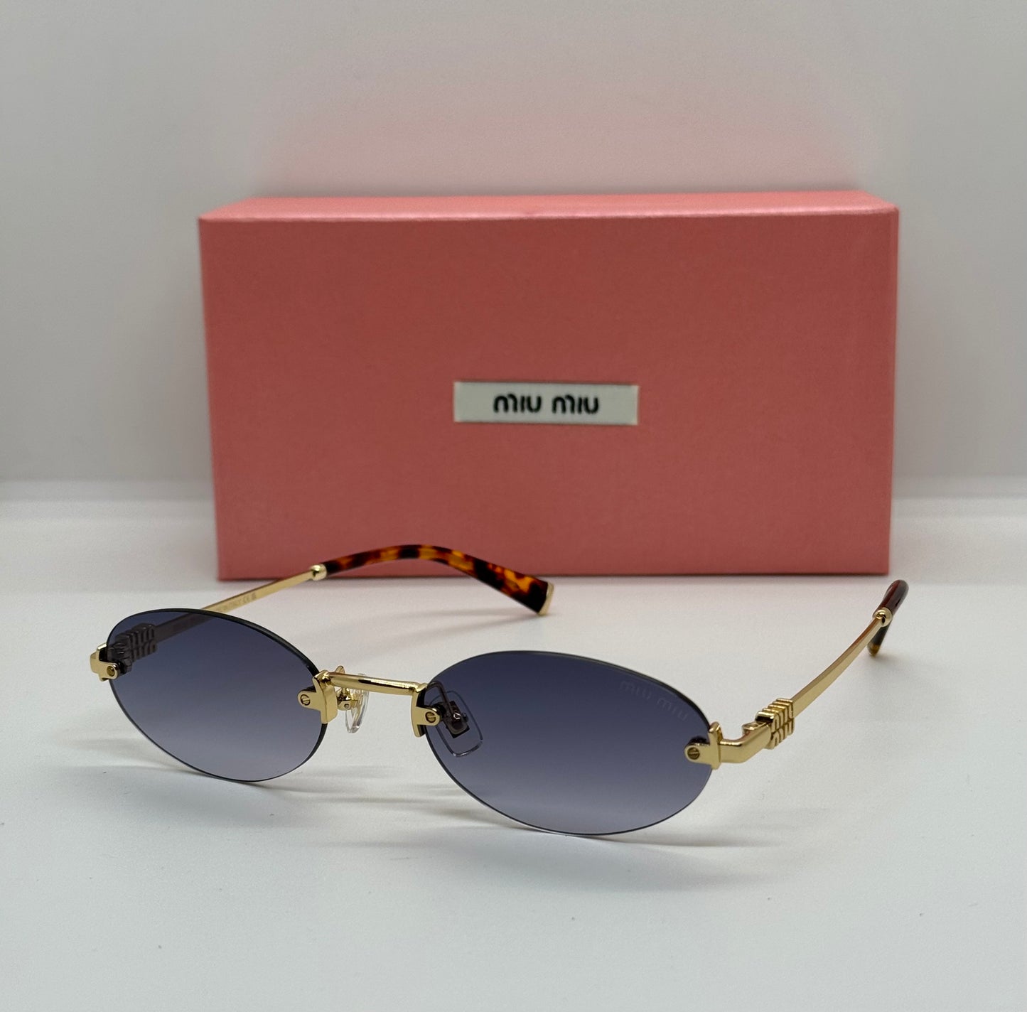 Miu Miu Logo Oval MUA54S Gradient
