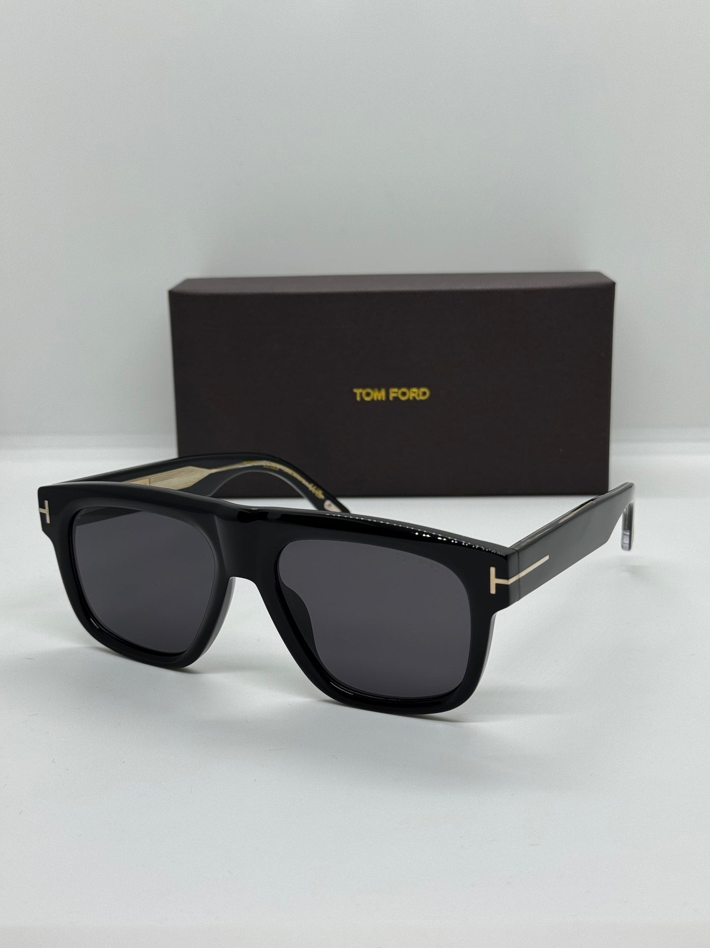 Tom Ford Icon Square TF1201 Black Zeiss Lenses