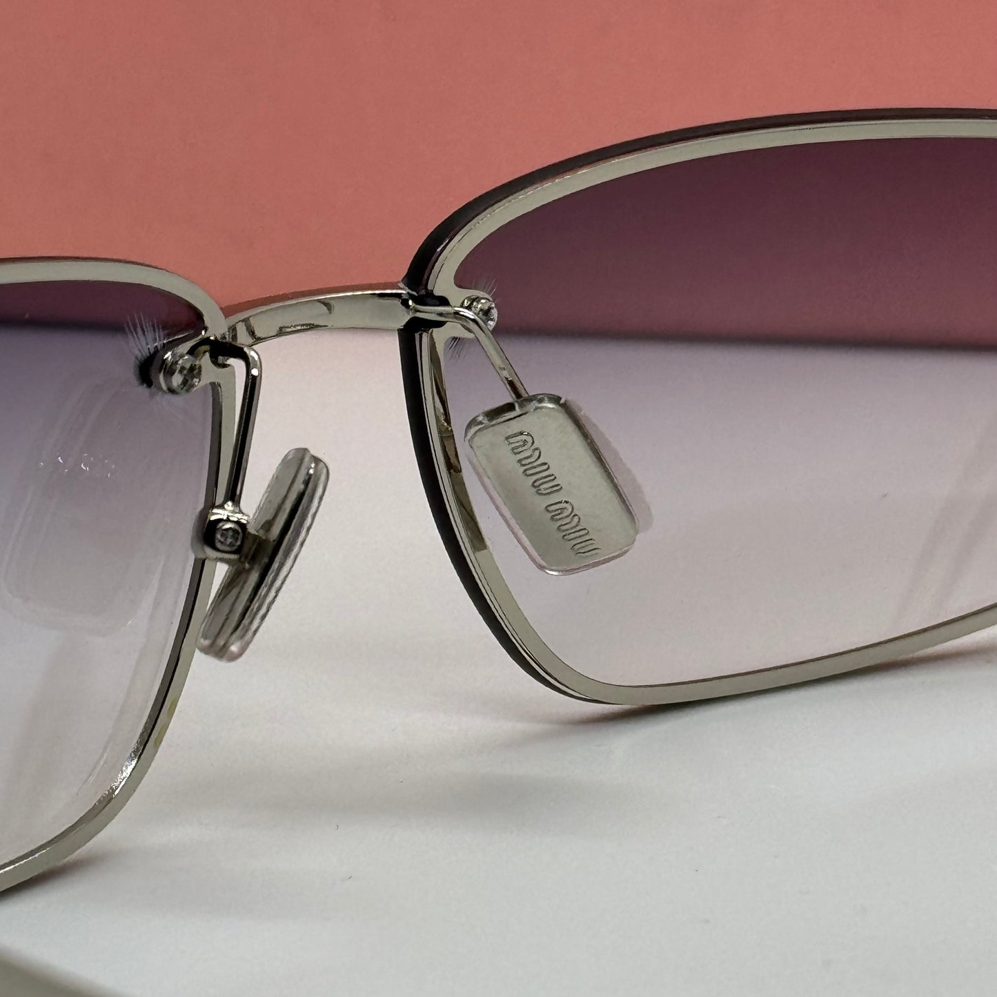 Miu Miu Gunmetal Gradient MUA50S