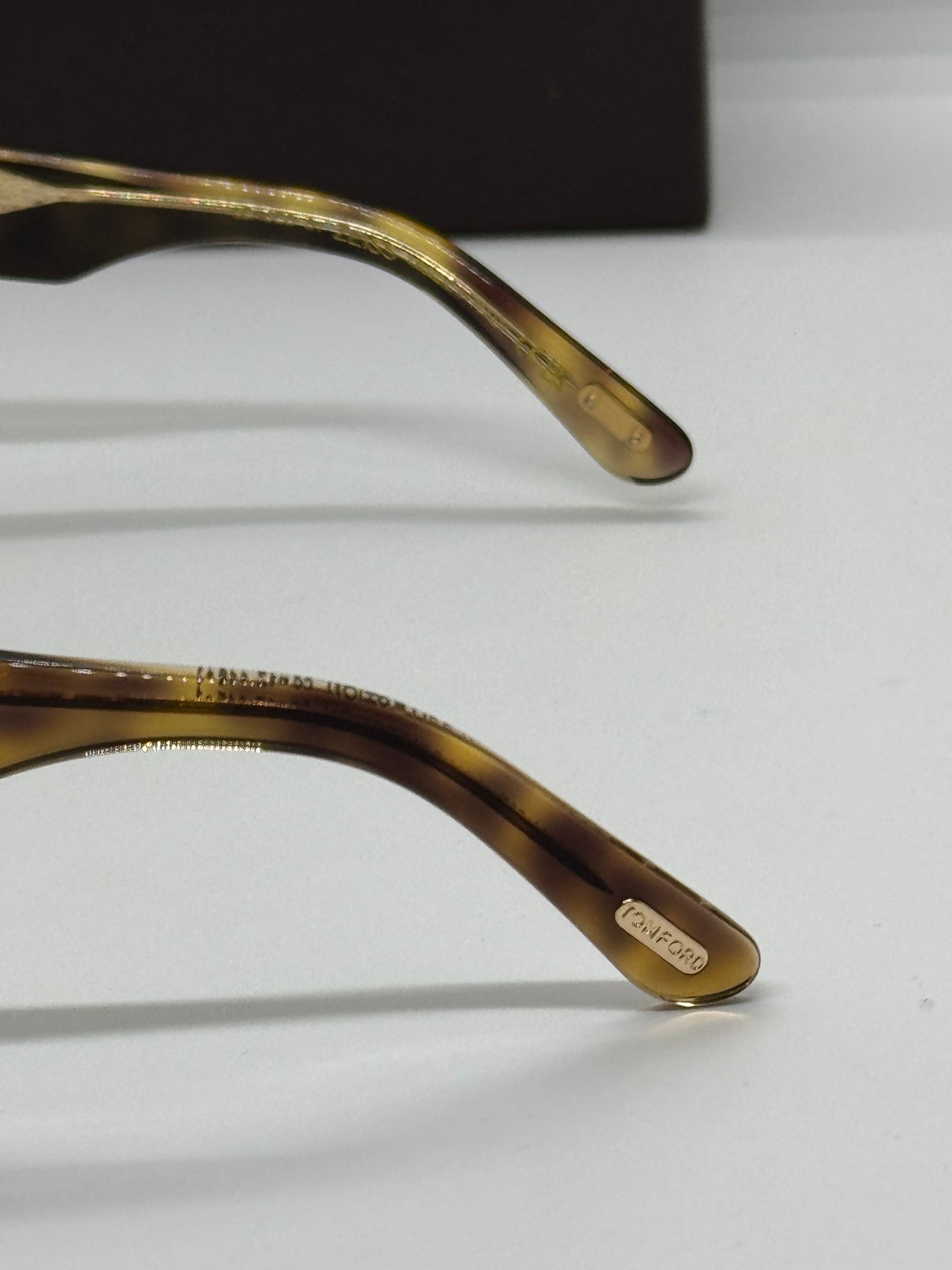 Tom Ford Icon Square TF1201 Yellow Havana Zeiss Lenses