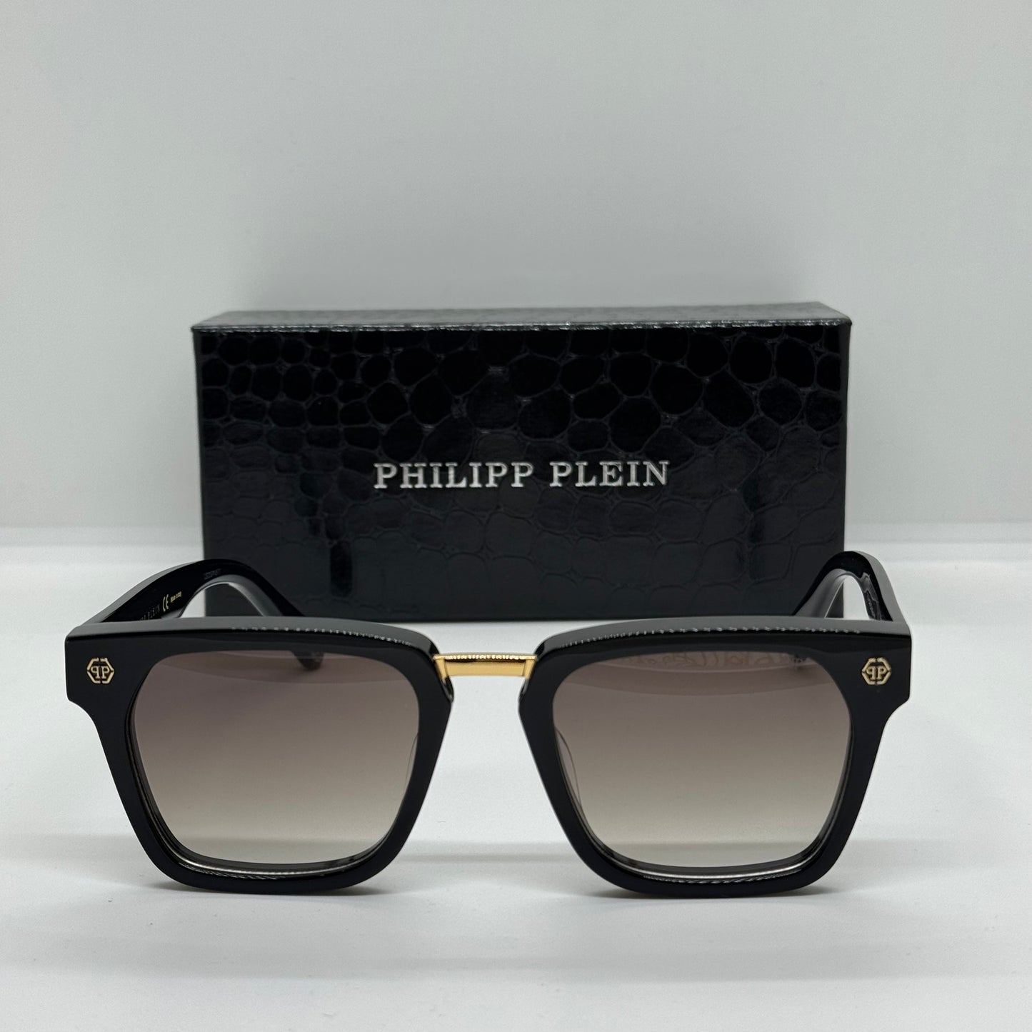 Philipp Plein Hexagonal College Brown Shade