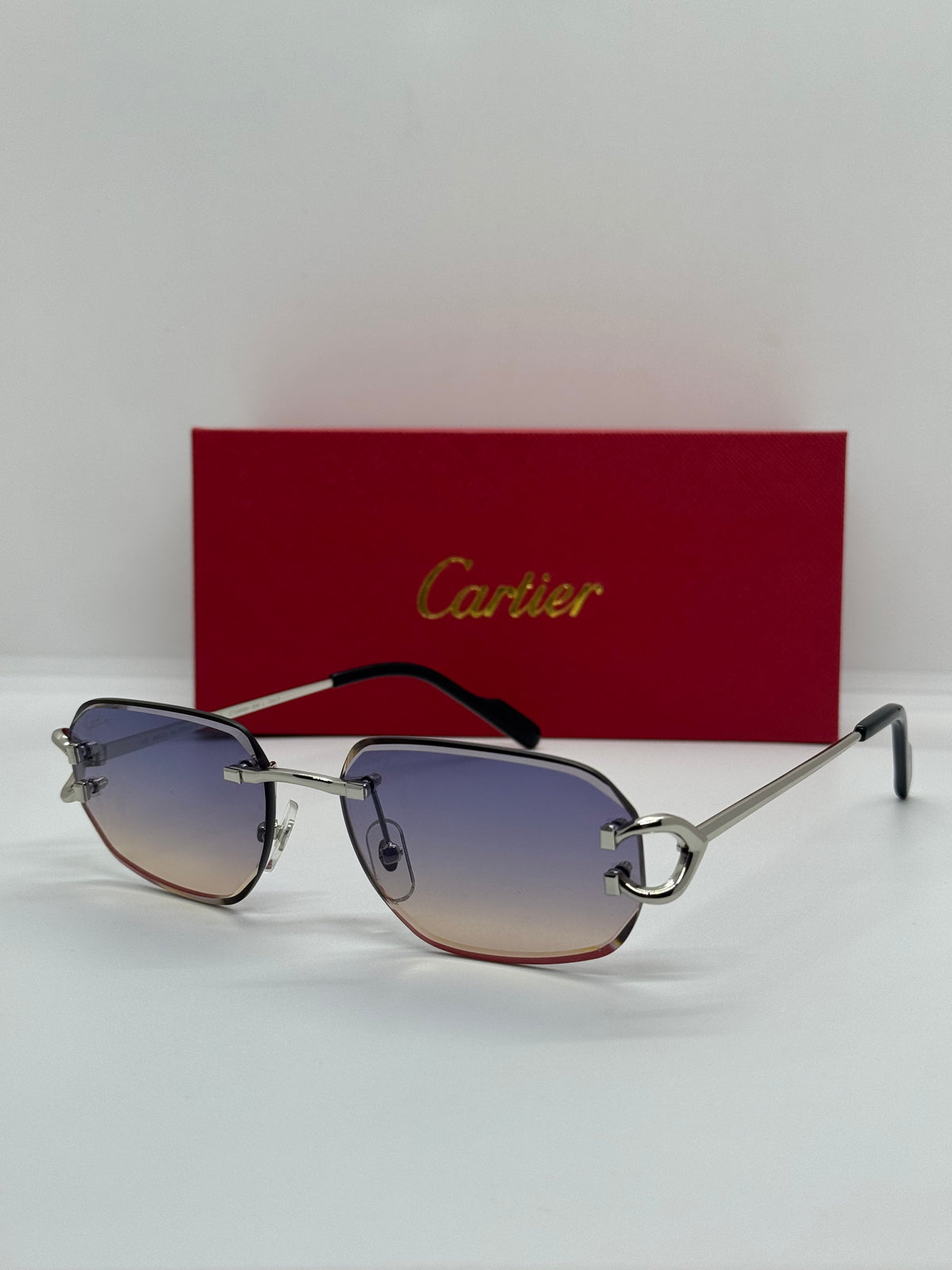 Cartier CT0468S Blue to Yellow Gradient