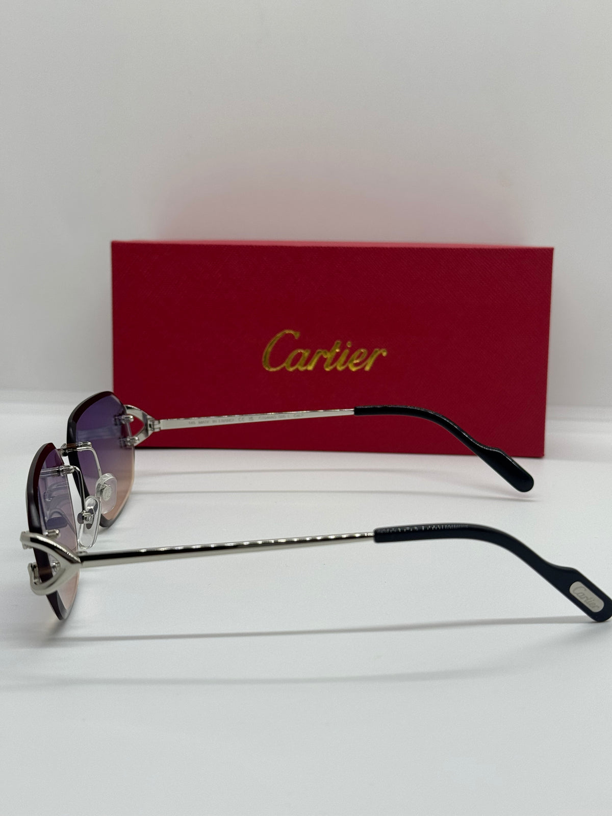 Cartier CT0468S Blue to Yellow Gradient