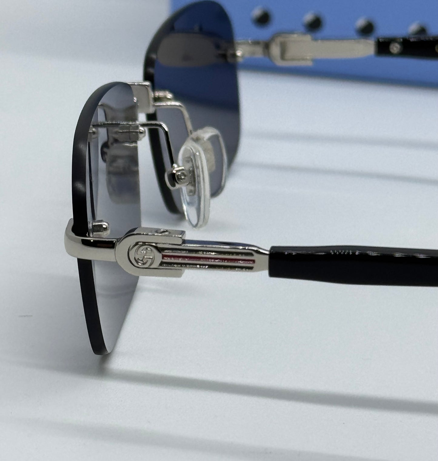 GG 1221S Rimless Black x Silver