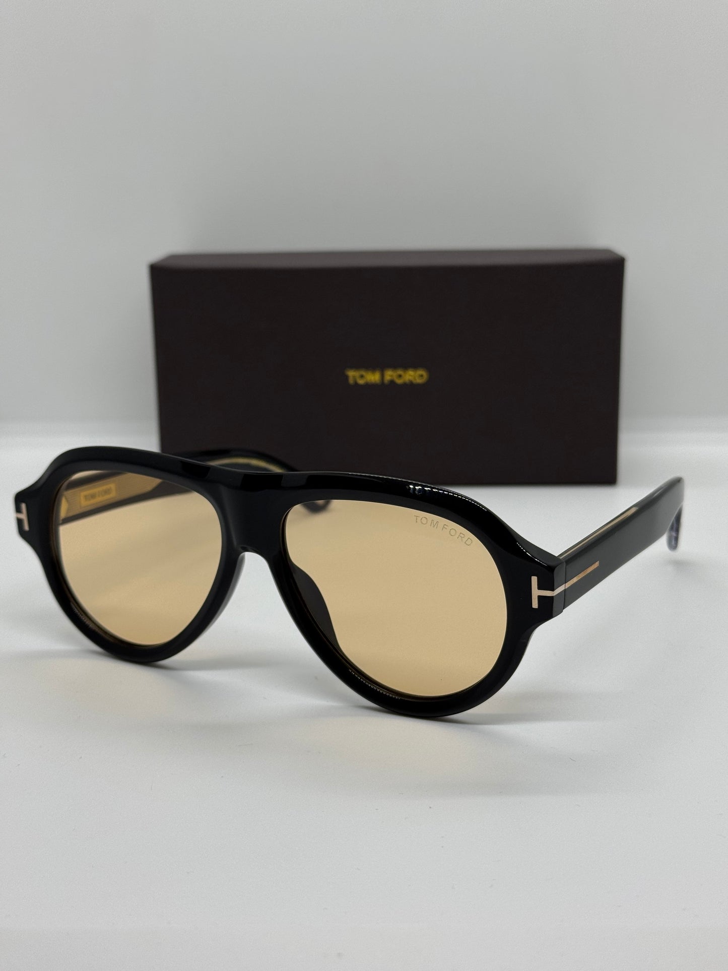 Tom Ford Icon Pilot TF1225 Champagne Zeiss Lenses