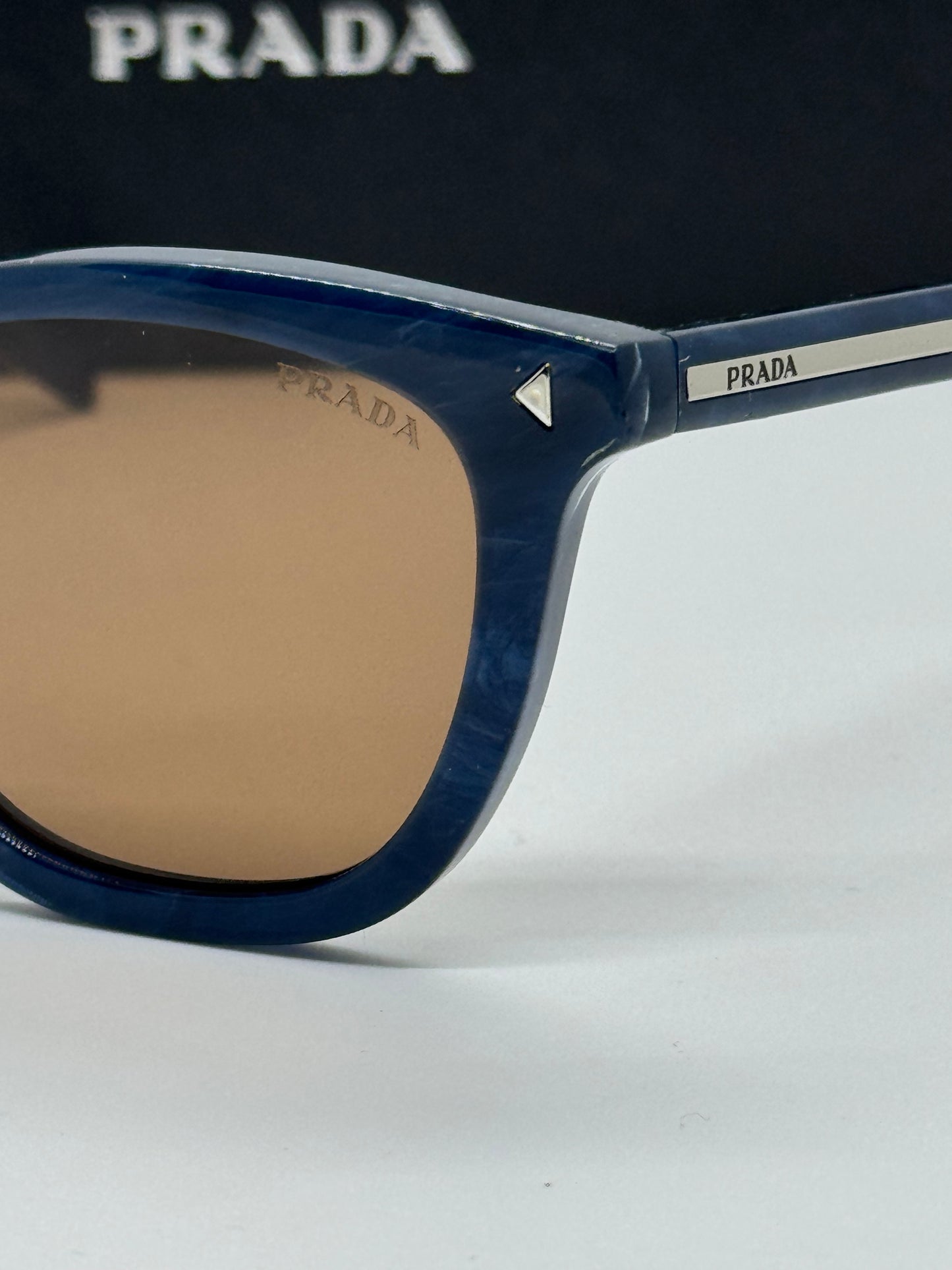Prada PR SPRC01 Navy Blue Havana