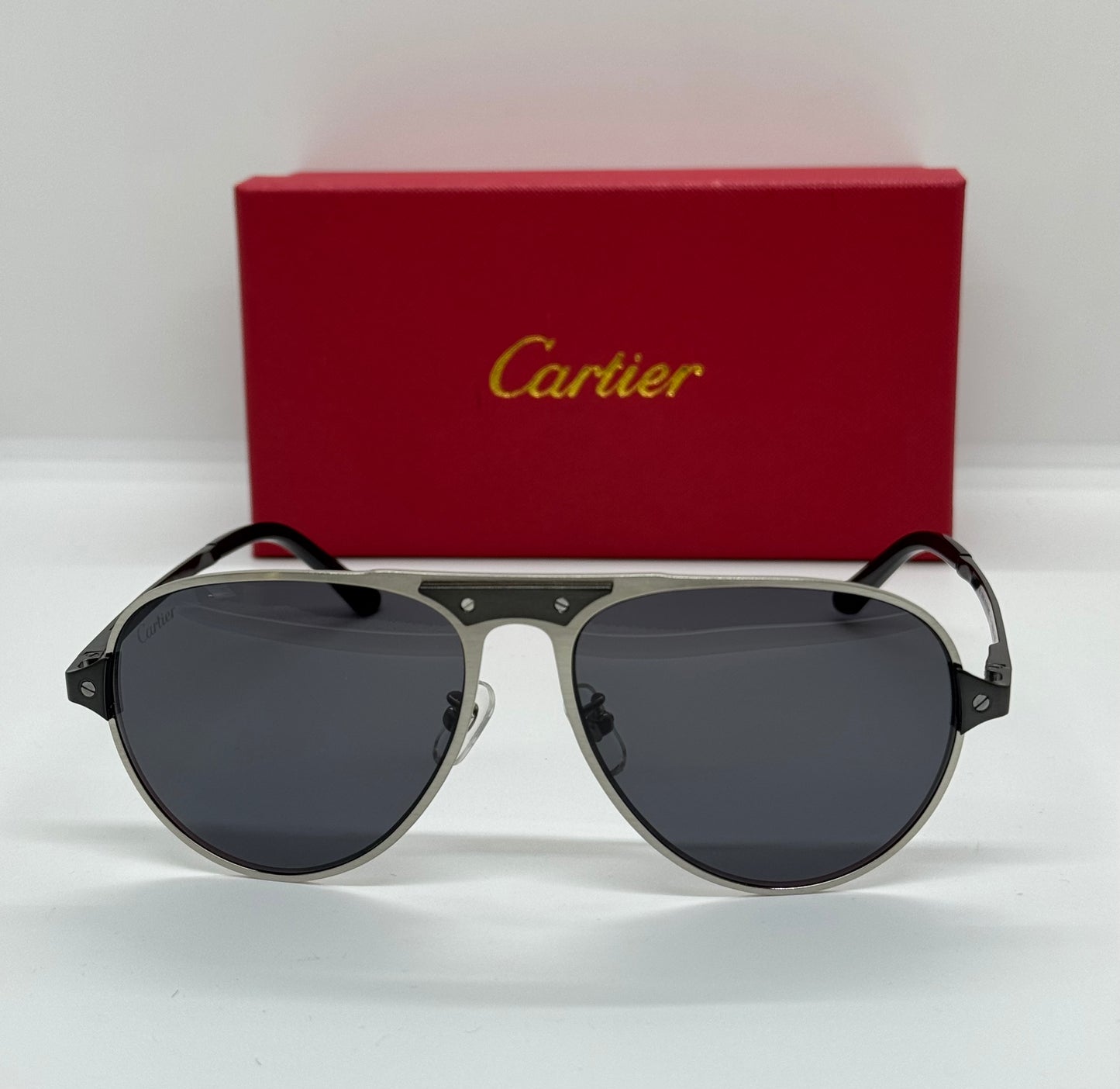 Cartier Santos Titanium CT0533S Black x Silver