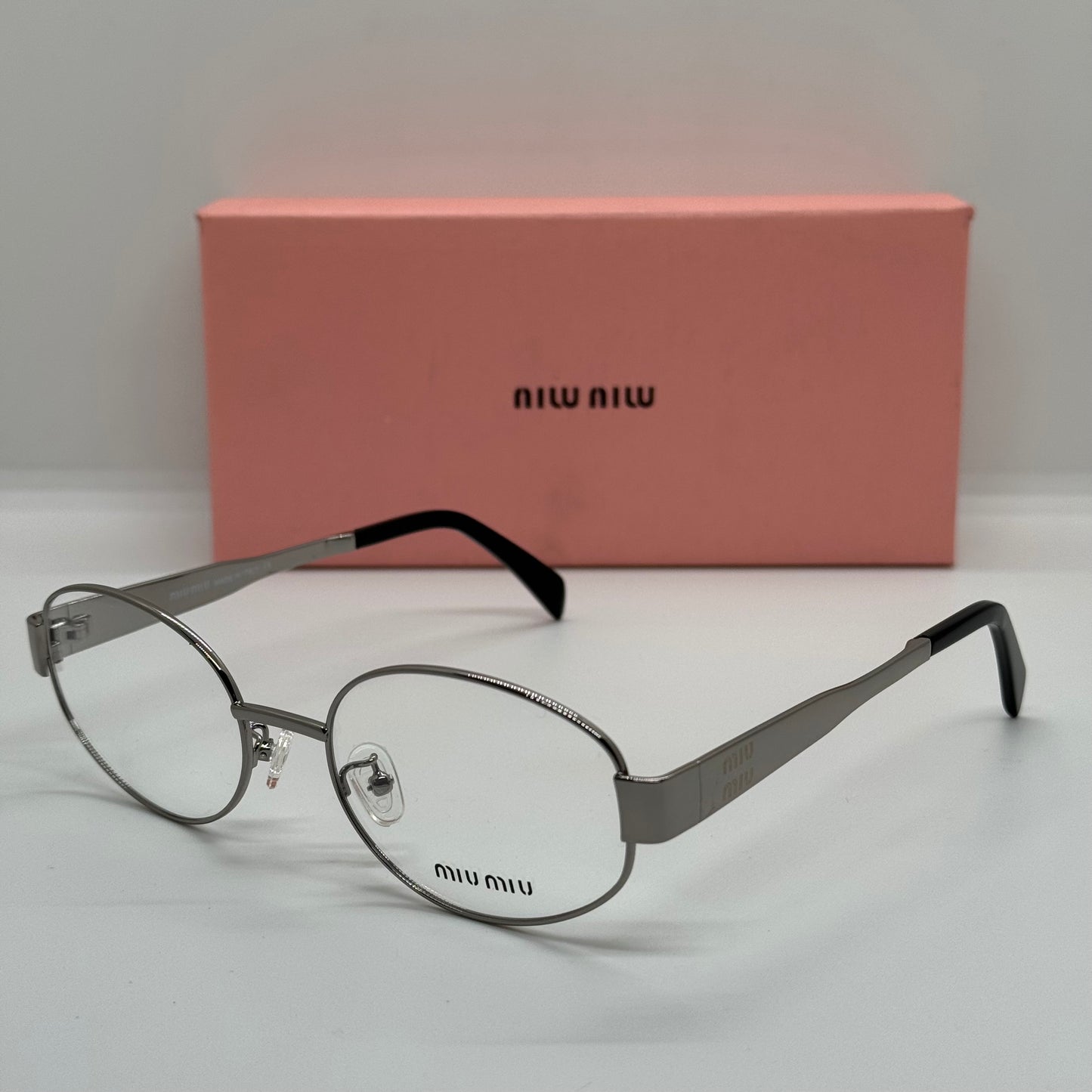 Miu Miu MU54WS Oval Silver