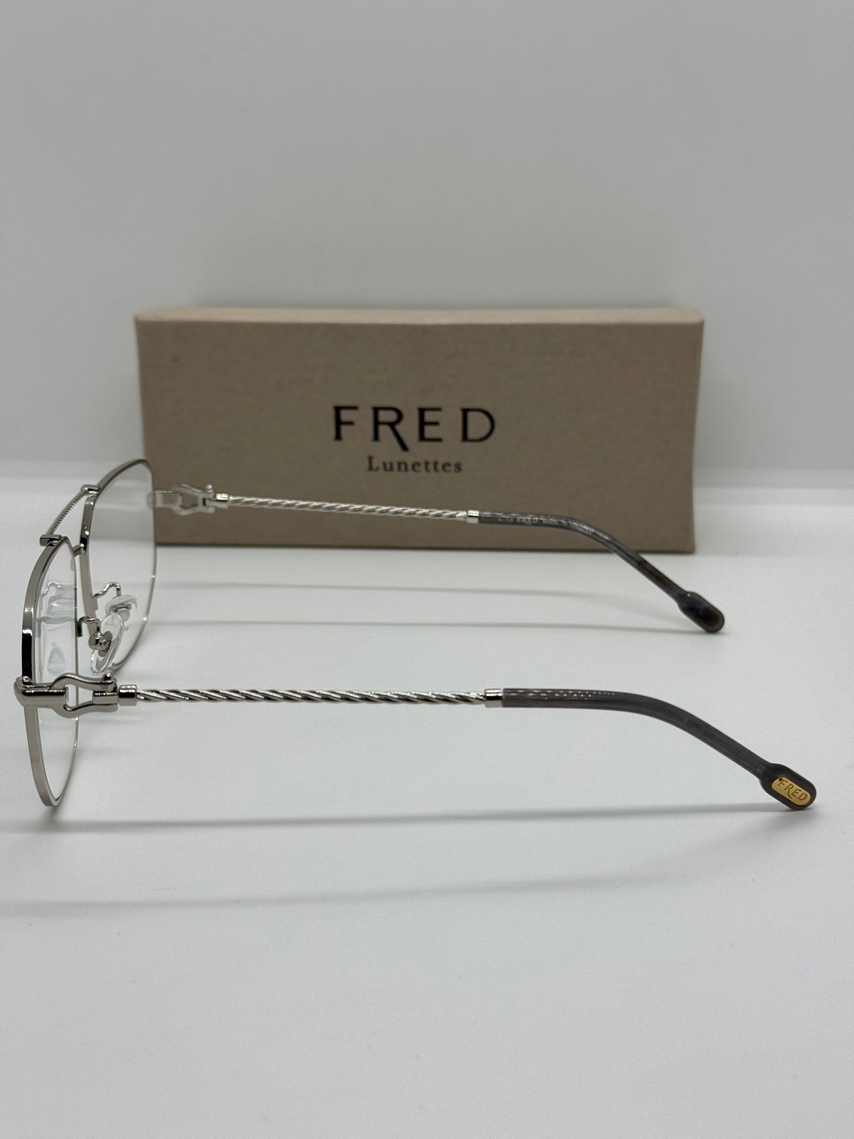 Fred Lunettes Force 10 Silver Frame