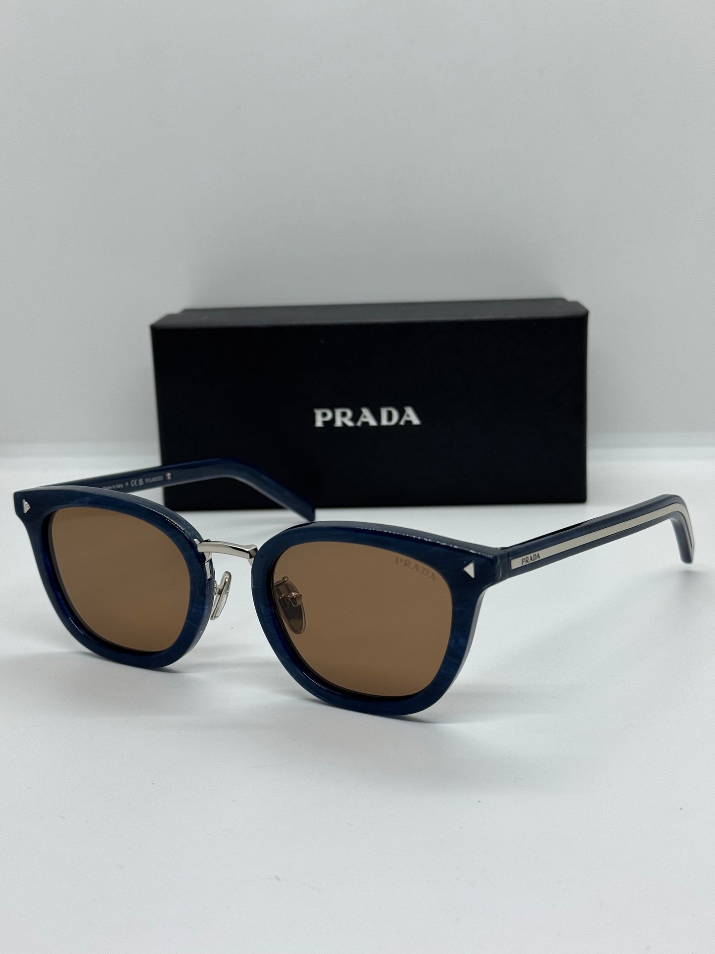 Prada PR SPRC01 Navy Blue Havana