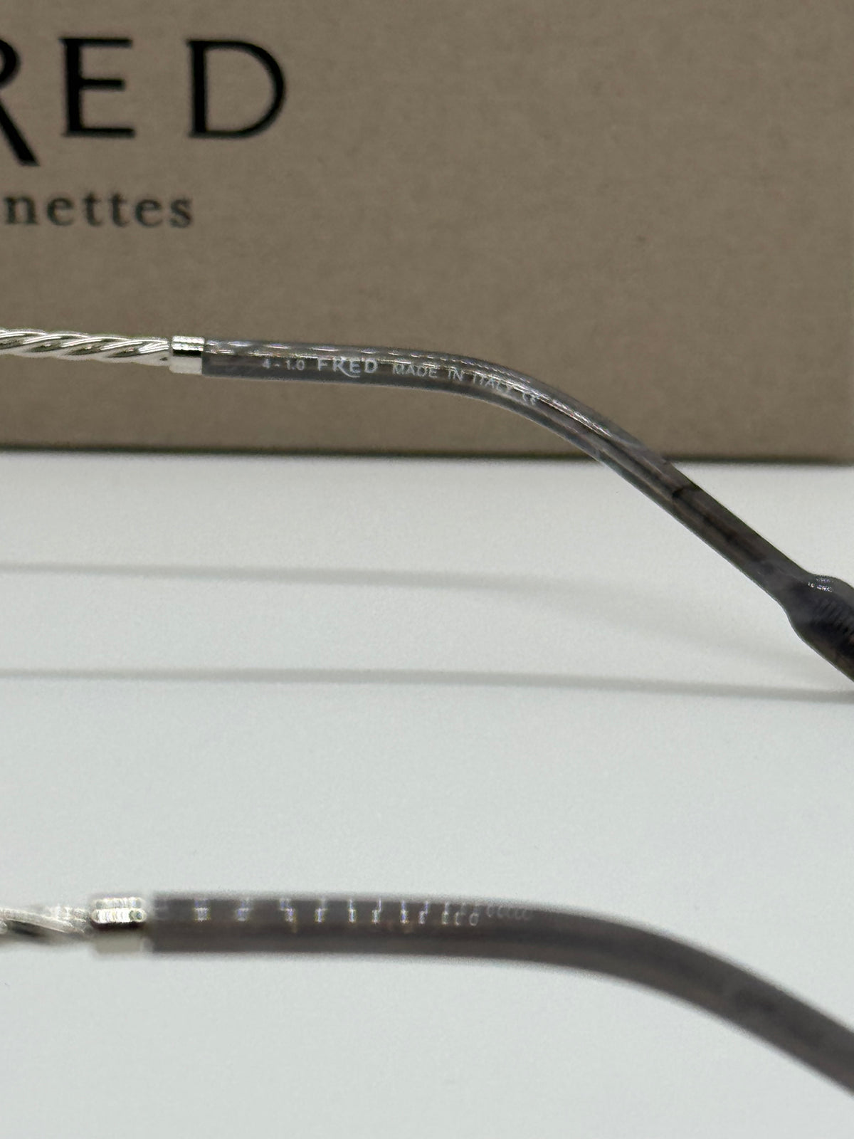 Fred Lunettes Force 10 Silver Frame