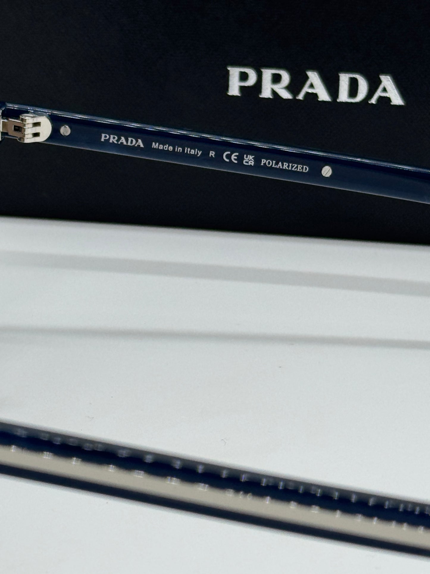 Prada PR SPRC01 Navy Blue Havana