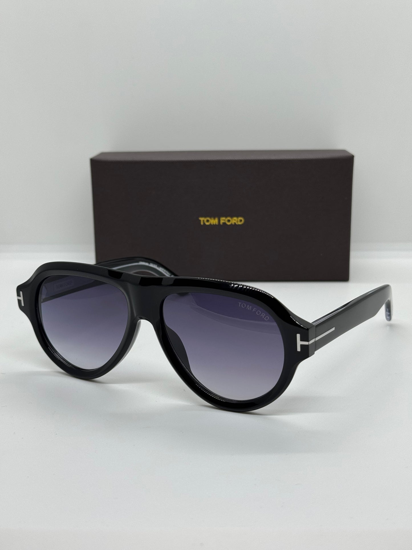 Tom Ford Icon Pilot TF1225 Black Zeiss Lenses