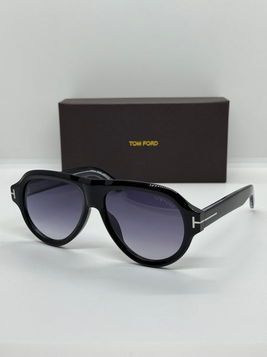 Tom Ford Icon Pilot TF1225 Black Zeiss Lenses
